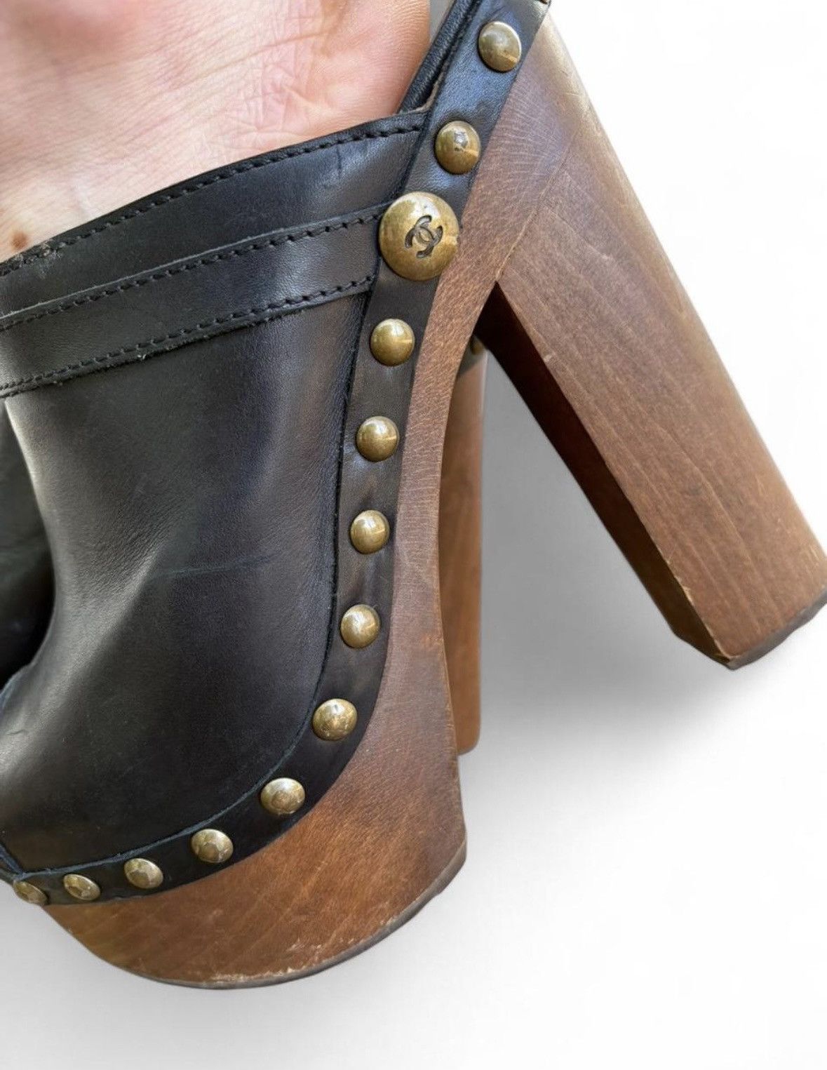 Chanel Chanel S/S 2010 Clogs Size US 8.5 / IT 38.5 - 2 Thumbnail
