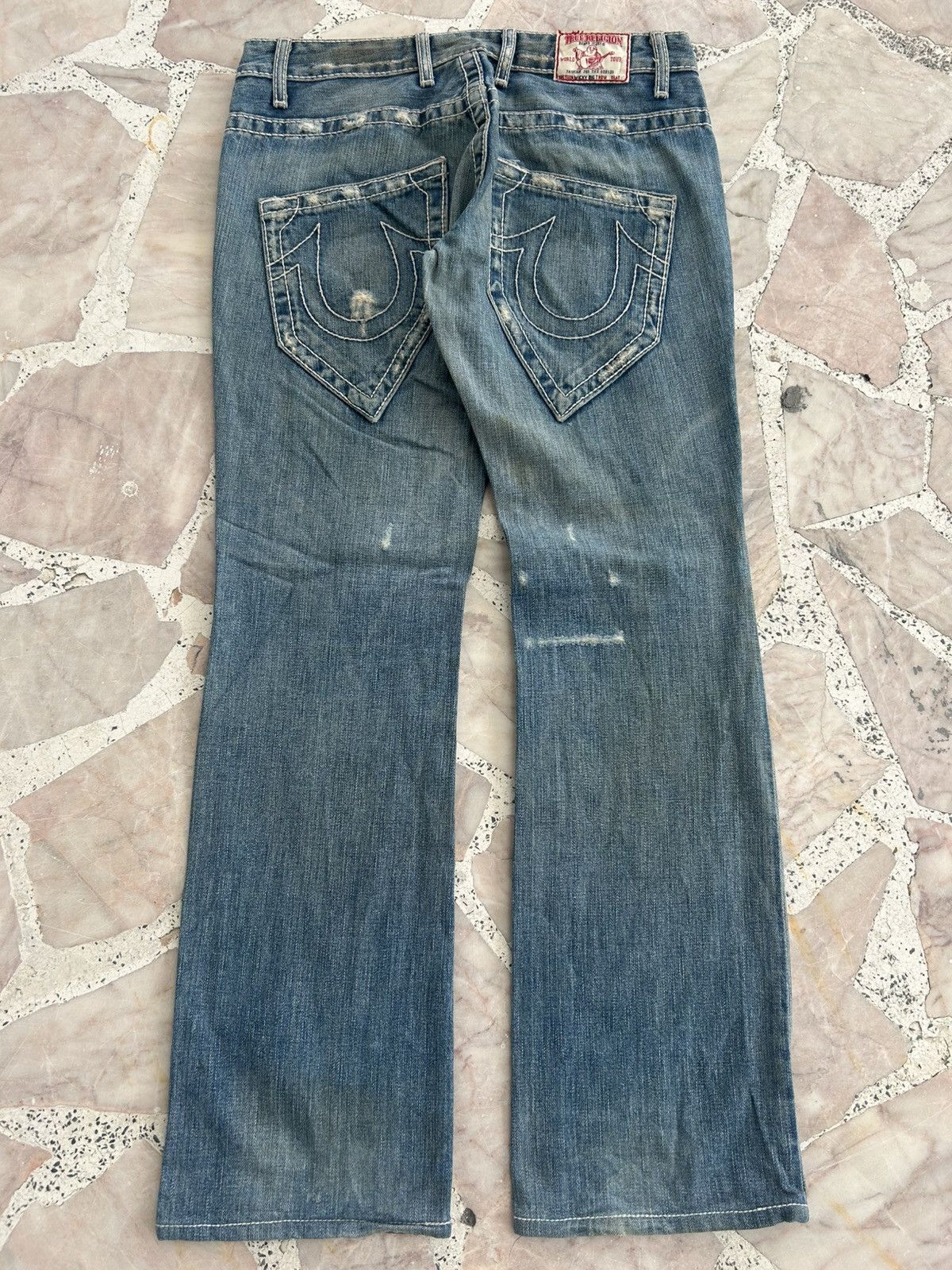 True Religion True Religion Distress Vintage Denim USA Size 28" / US 6 / IT 42 - 1 Thumbnail
