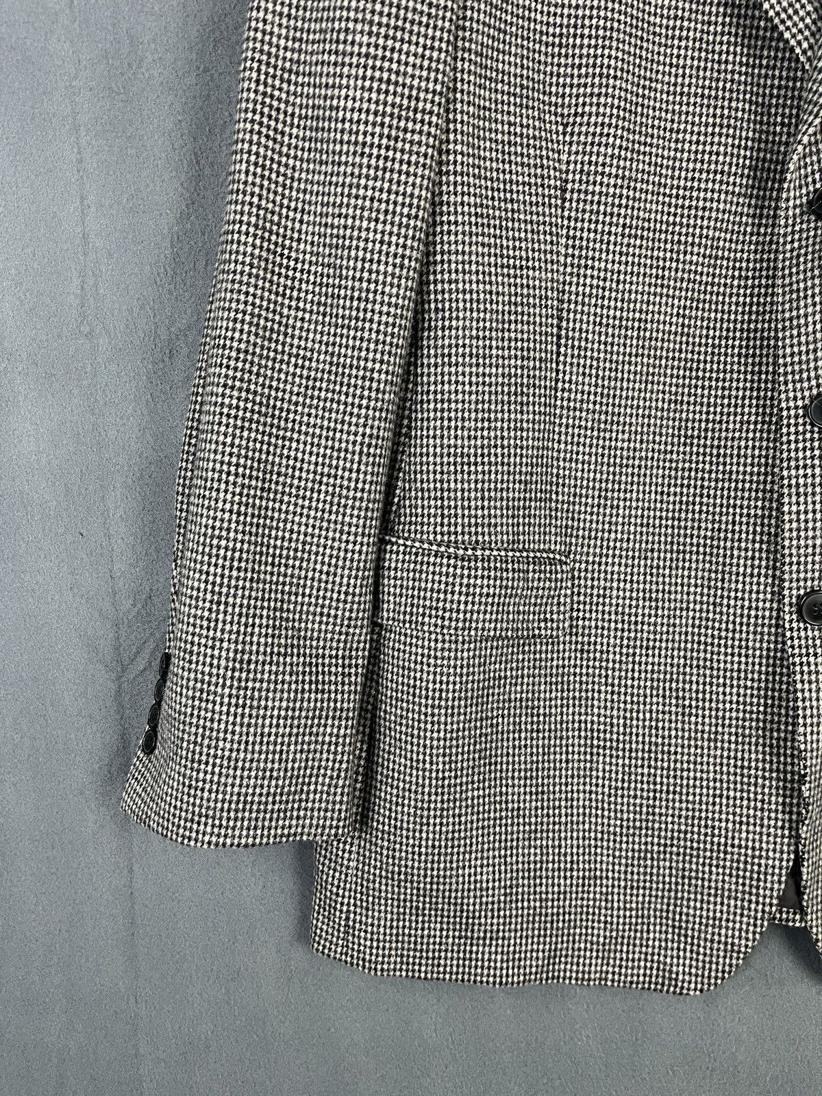 Ermenegildo Zegna × Z Zegna Z Zegna City Checkered Coat Wool Blazer Size 44R - 4 Thumbnail