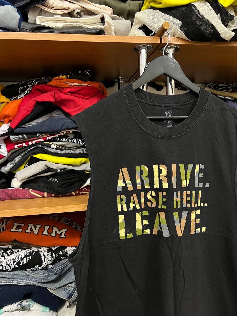 Vintage × WWE WWE Stone Cold Arrive Raise Hell Leave Tee Size US XXL / EU 58 / 5 - 2 Thumbnail
