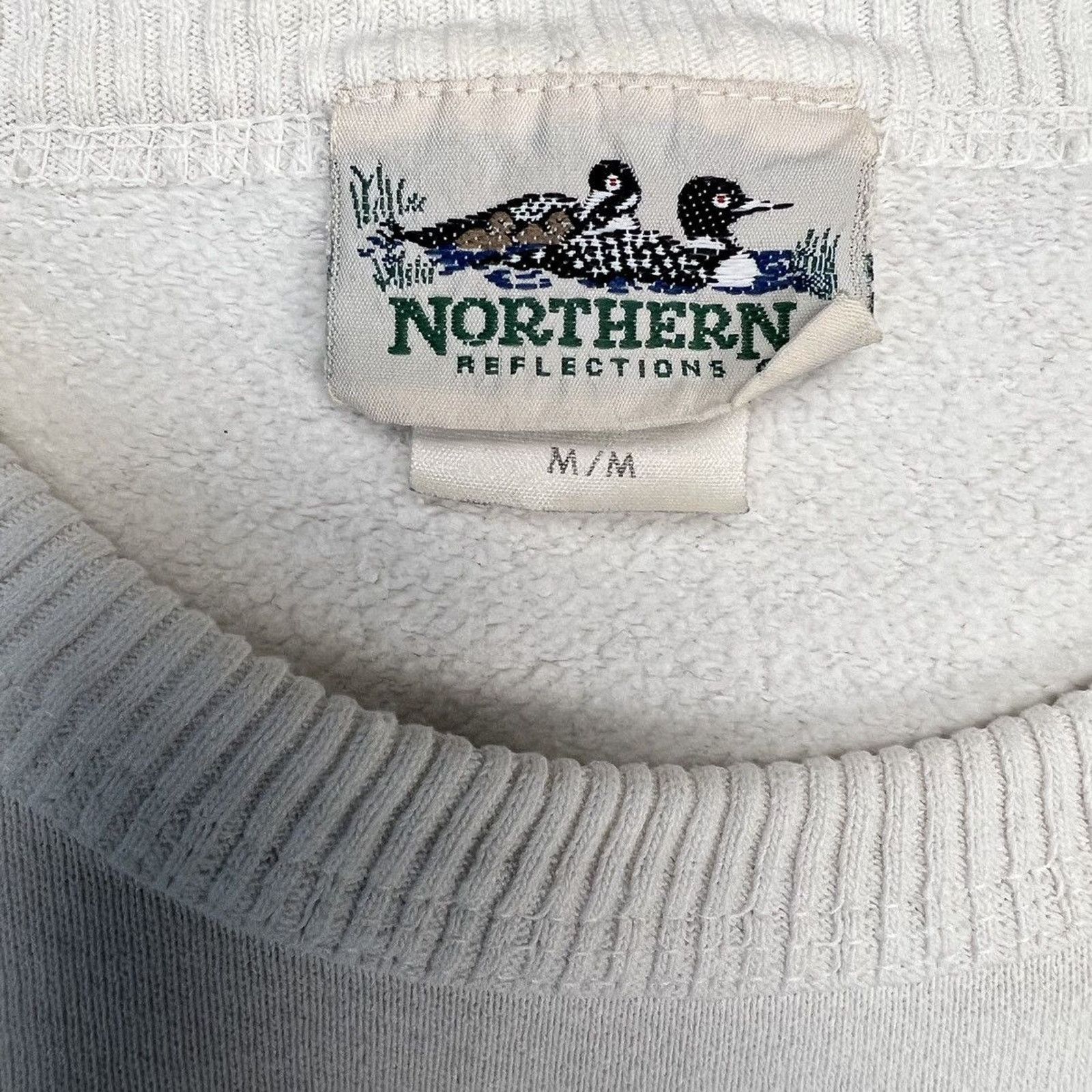 Vintage Vintage Northern Reflections Blank Sweatshirt 90s Pullover Size US M / EU 48-50 / 2 - 7 Thumbnail