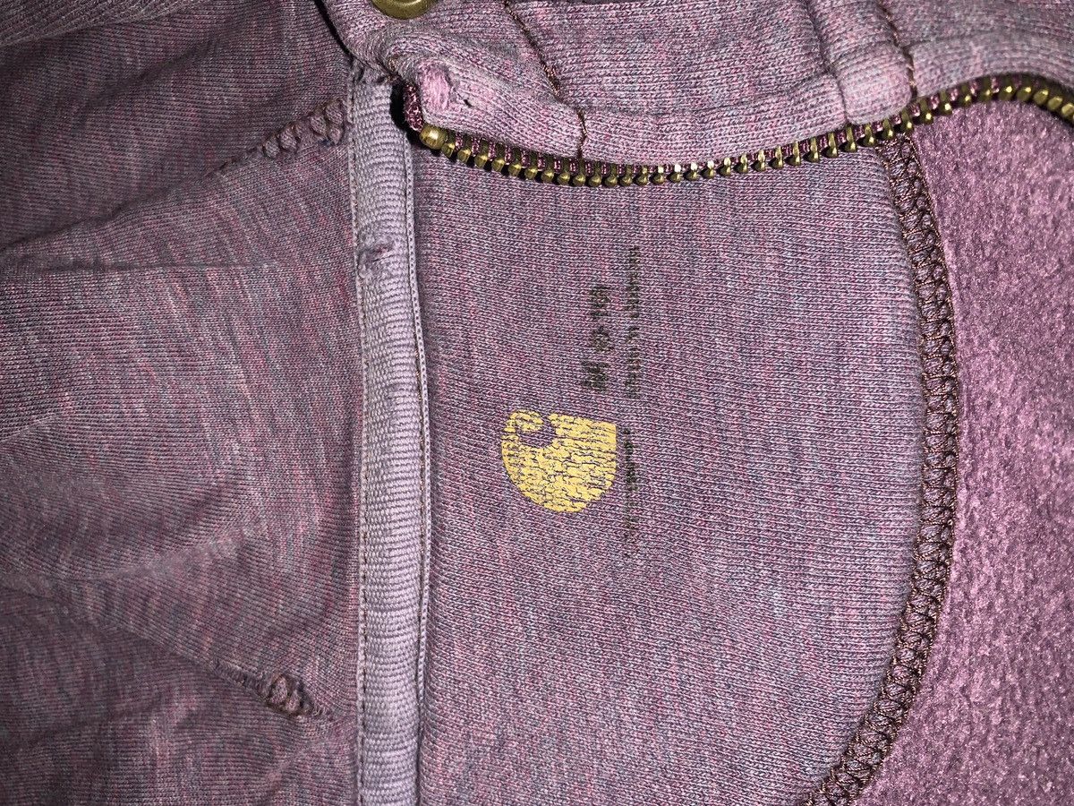 Carhartt × Vintage Vintage purple carhartt zip up (read desc) Size US XS / EU 42 / 0 - 2 Thumbnail