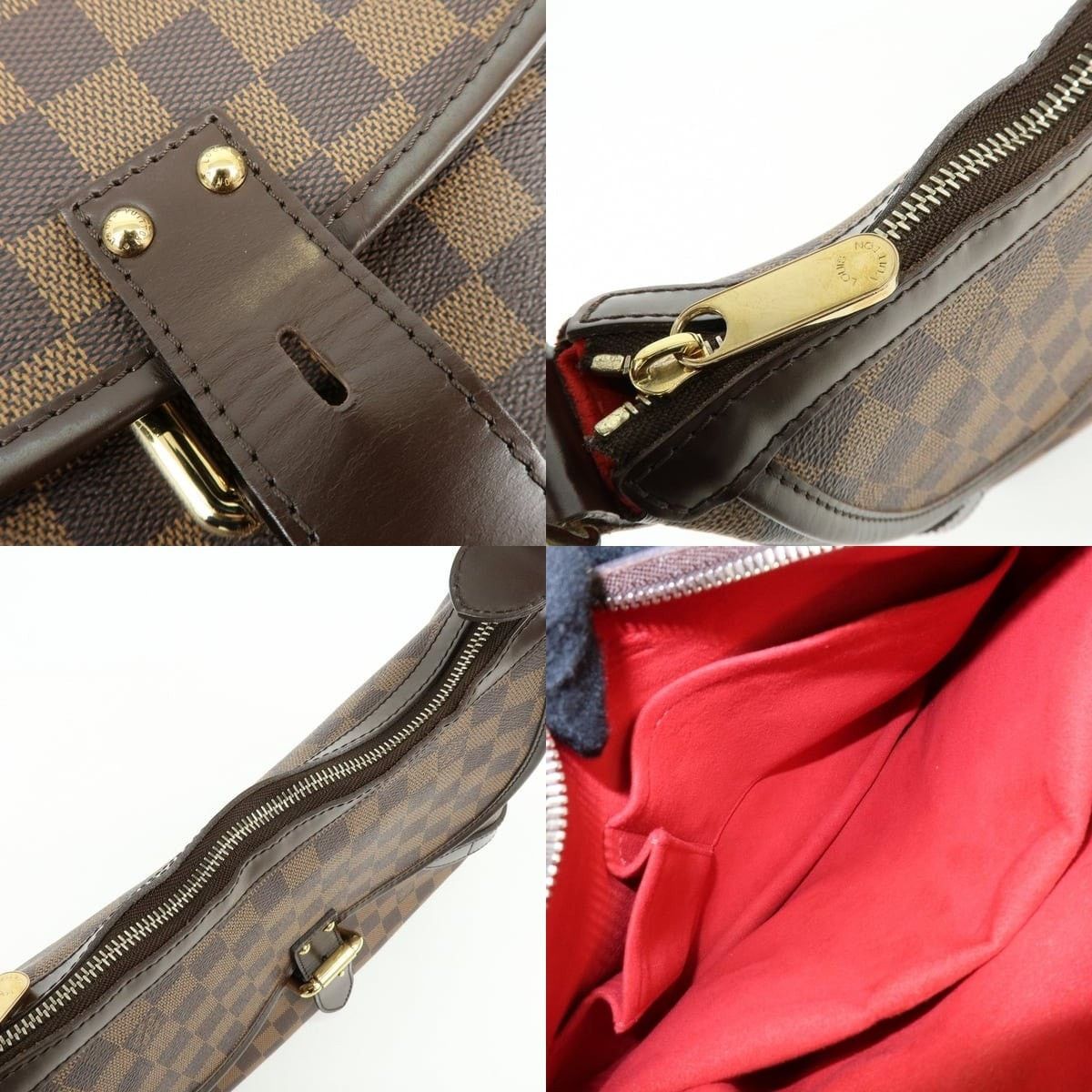 Louis Vuitton Louis Vuitton Damier Ebene Highbury Canvas Shoulder Bag Size ONE SIZE - 7 Thumbnail