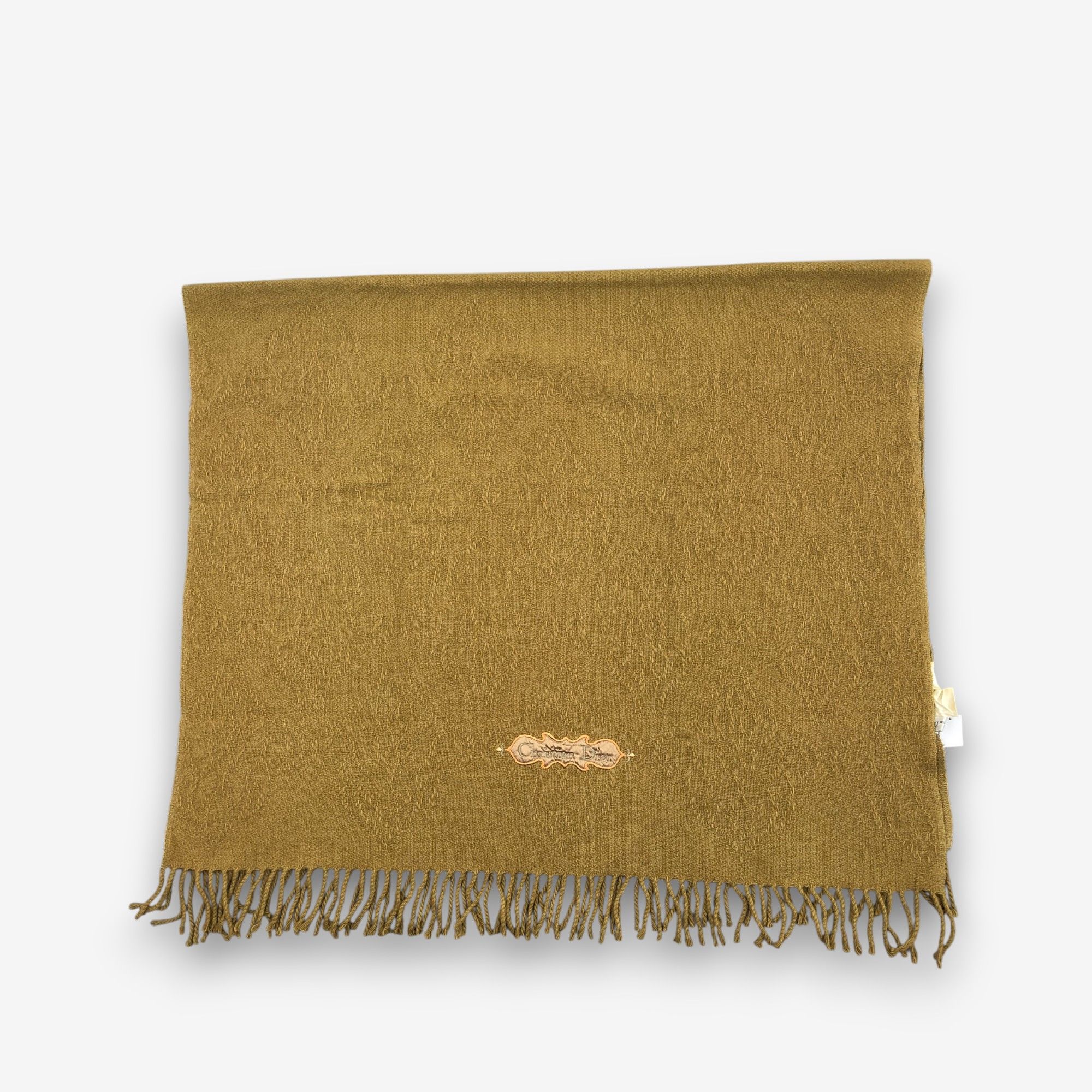 Japanese Brand Vintage Christian Dior Scarf Muffler Wool Wrap Scarves Size ONE SIZE - 3 Thumbnail