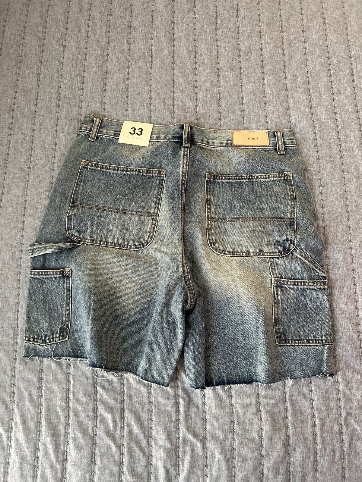 MNML MNML Denim Shorts Size US 33 - 2 Thumbnail