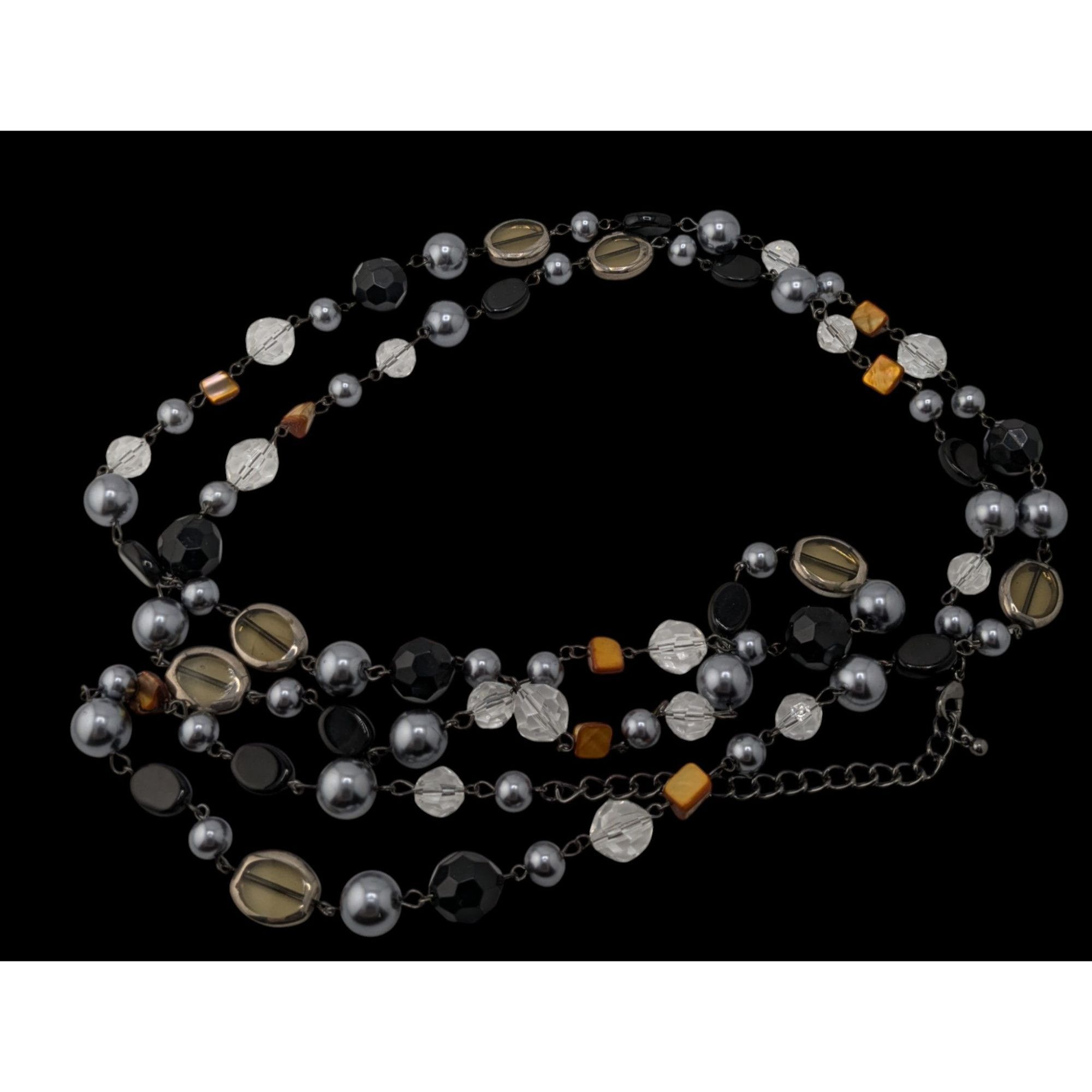 Other Premier Designs Vintae Beaded Multi-Stone Necklace With Glas Size ONE SIZE - 2 Thumbnail