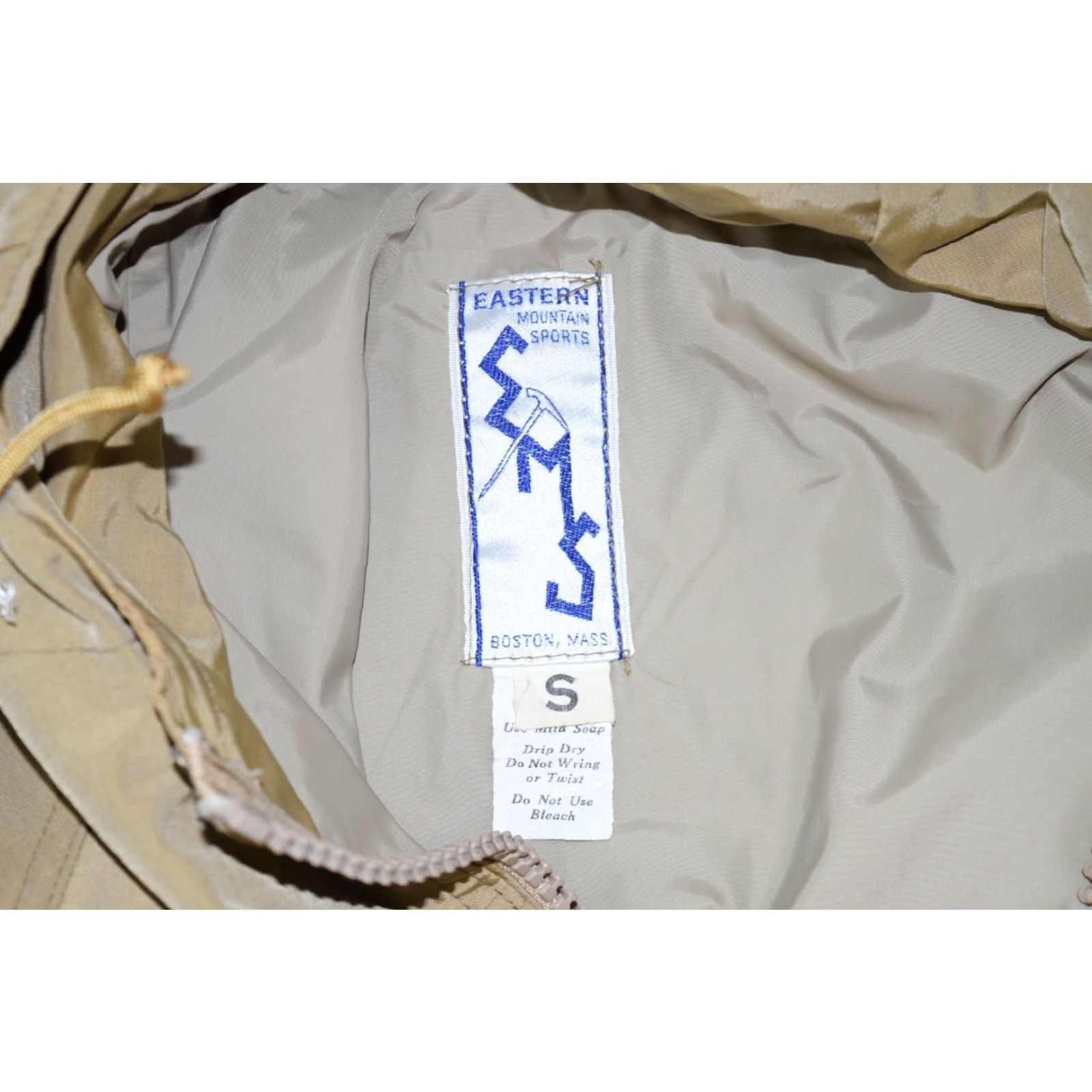 Eastern Mountain Sports VINTAGE EMS 60s Khaki Hiking Jacket Windbreaker Adult S Size US S / EU 44-46 / 1 - 2 Thumbnail