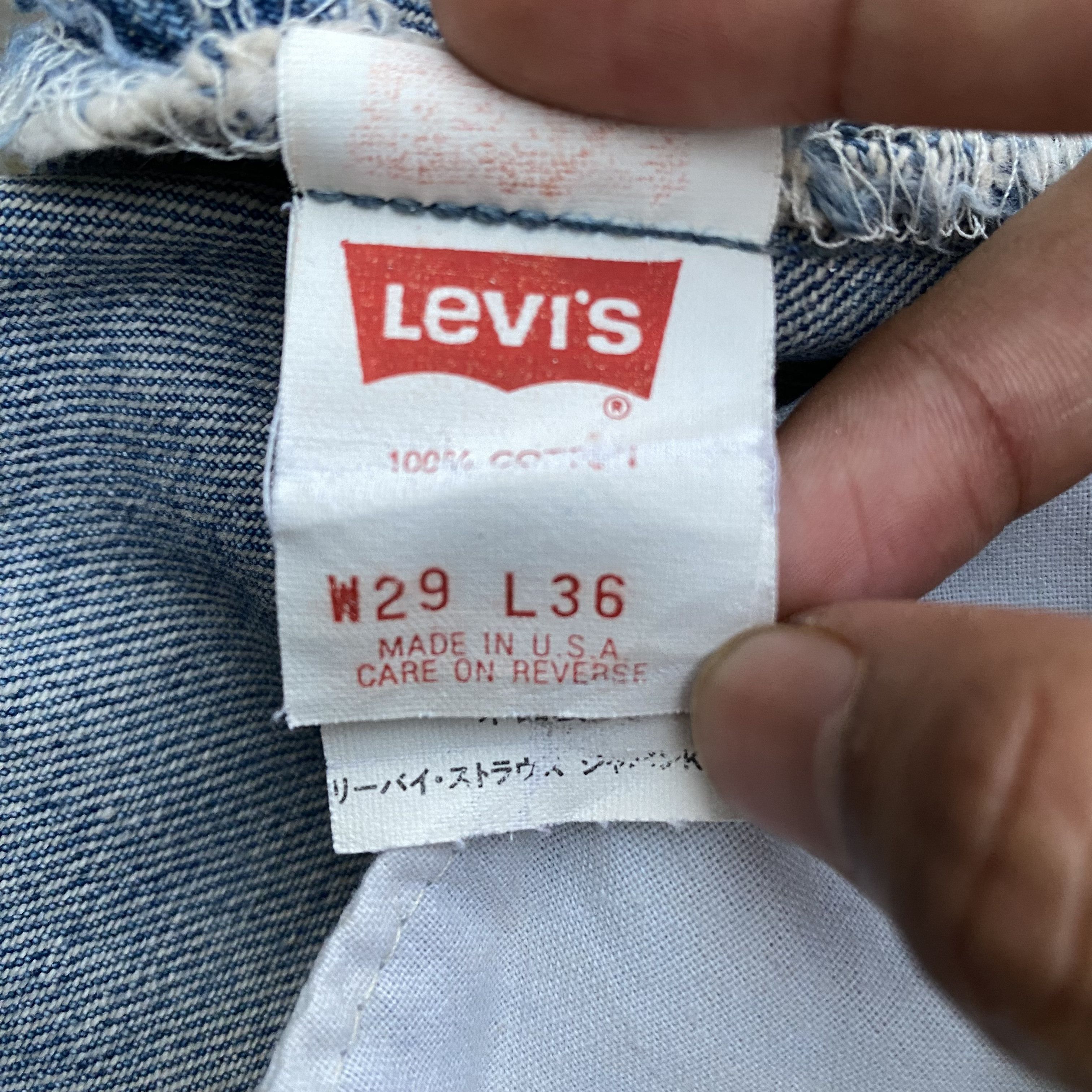 Levi's Vintage 90s Levis 501 Grunge Style Jeans Size 28" / US 6 / IT 42 - 9 Thumbnail