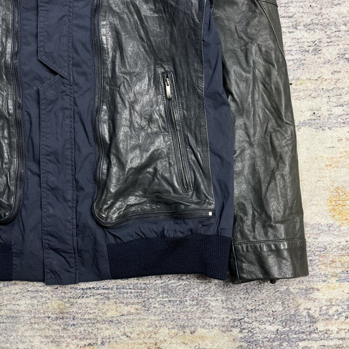 Wooyoungmi Wooyoungmi 2009 multi zipper jacket mix leather Size US M / EU 48-50 / 2 - 6 Thumbnail