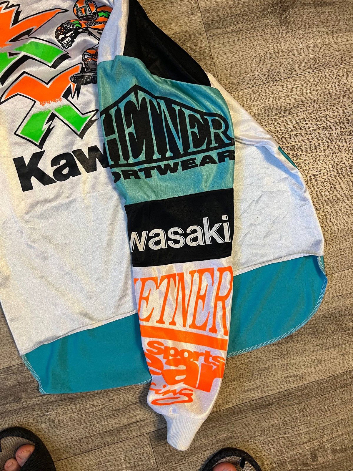 Vintage Moto long sleeve jersey Kawasaki vintage Size US S / EU 44-46 / 1 - 4 Thumbnail