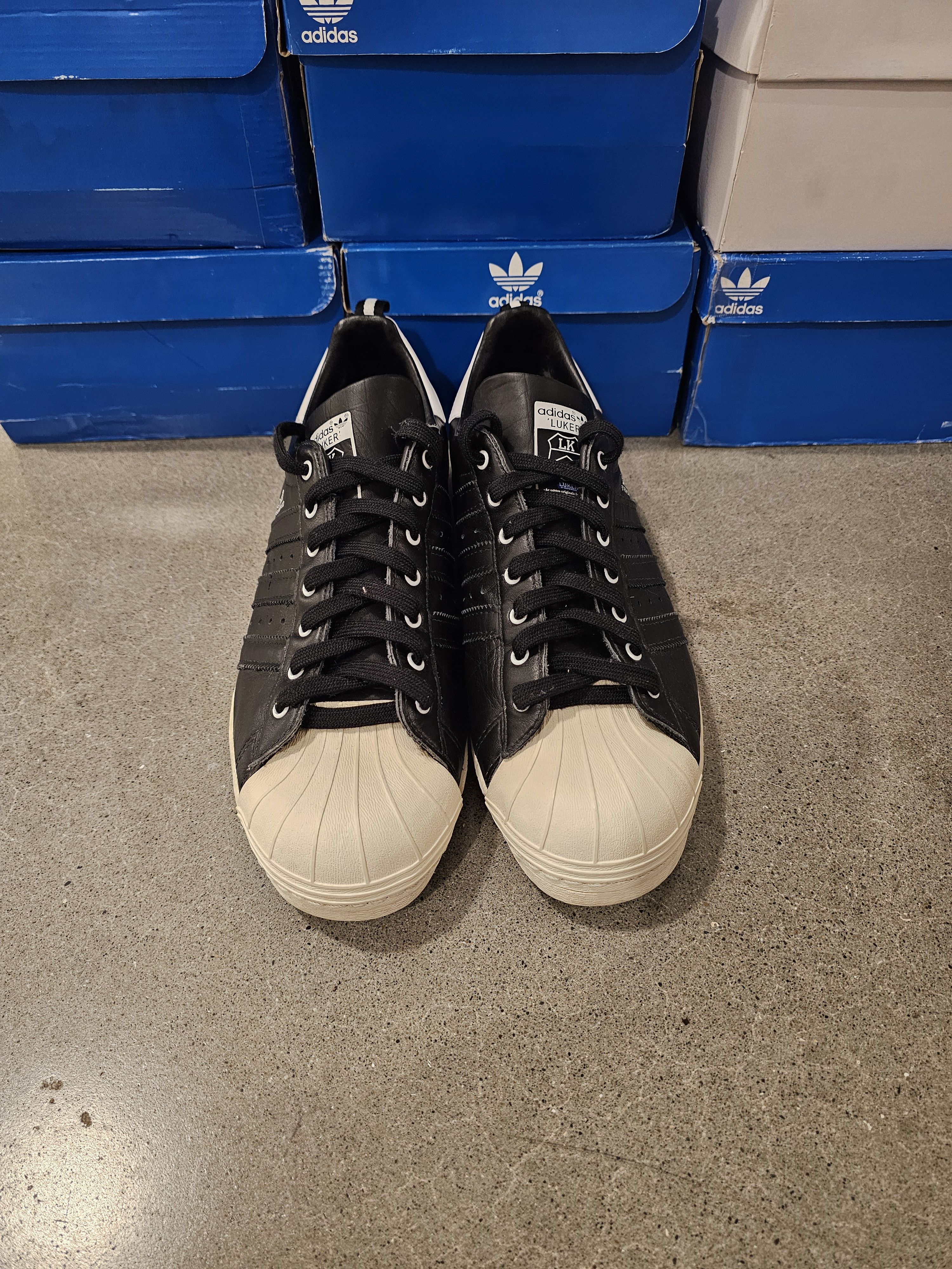 Adidas  Neighborhood Luker by Neighborhood Adidas Superstars | Grailed