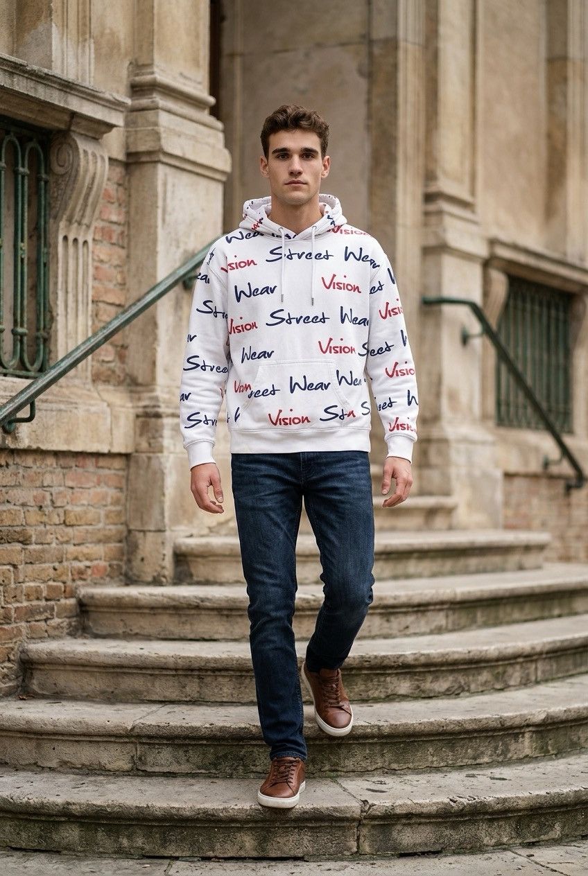 Vision Streetwear Vision streetwear fullprinted pullover hooded Size US M / EU 48-50 / 2 - 1 Thumbnail