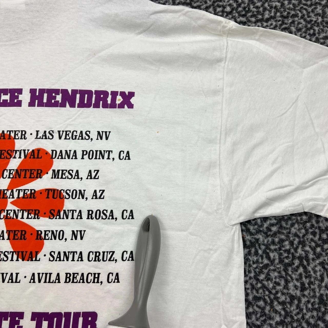 Gildan Vintage Experience Jimi Hendrix Shirt Men XL White Gildan Size US XL / EU 56 / 4 - 3 Thumbnail