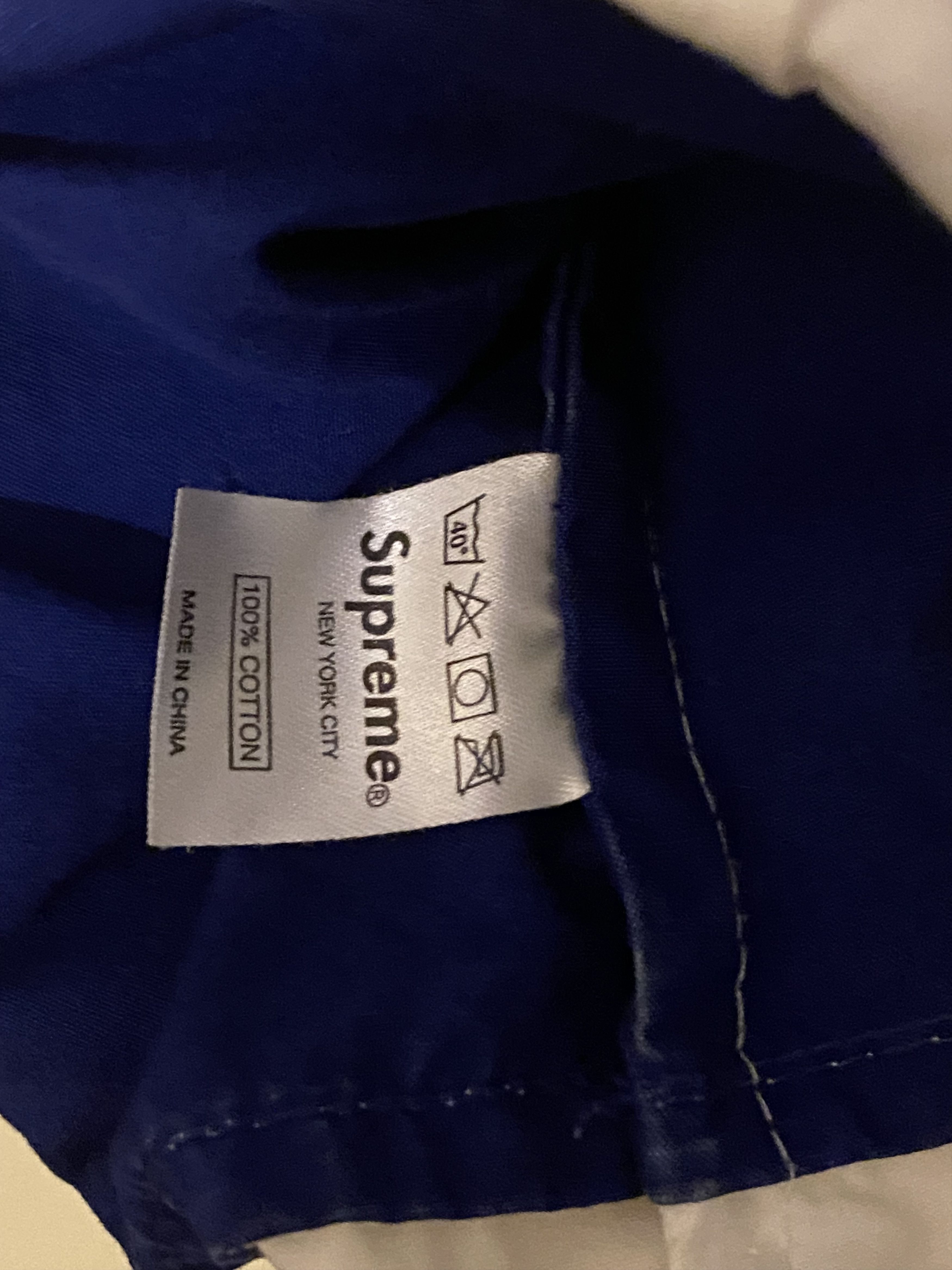 Supreme 2008 Supreme Striped Water-Resistant Parka Blue Size US M / EU 48-50 / 2 - 6 Thumbnail