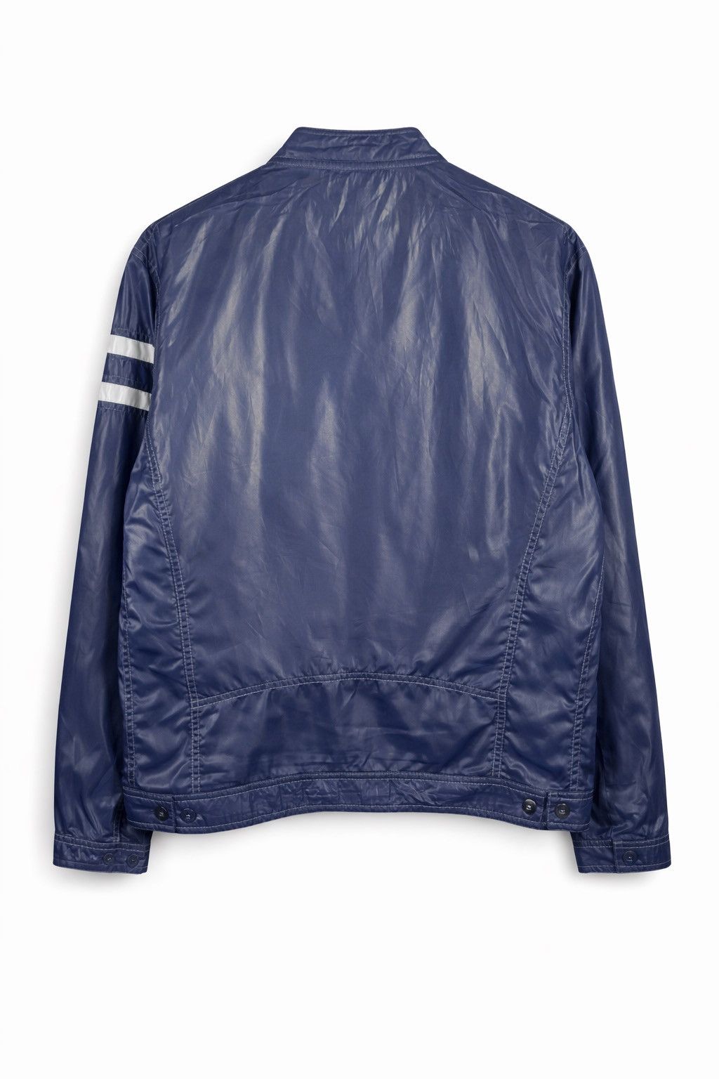 Vintage Vintage BALL Nylon Racing Jacket Blue Reflective Stripe Size US L / EU 52-54 / 3 - 2 Thumbnail