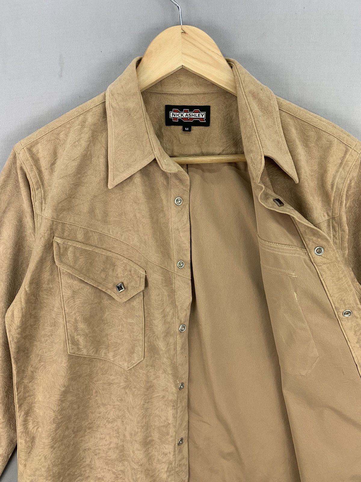 Japanese Brand Vintage Flannel Faux Suede Size US S / EU 44-46 / 1 - 17 Thumbnail