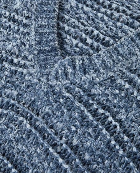Loro Piana o1w1db10825 FAO8348 Val D'egua V-neck Sweater in Blue Size M / US 6-8 / IT 42-44 - 3 Thumbnail