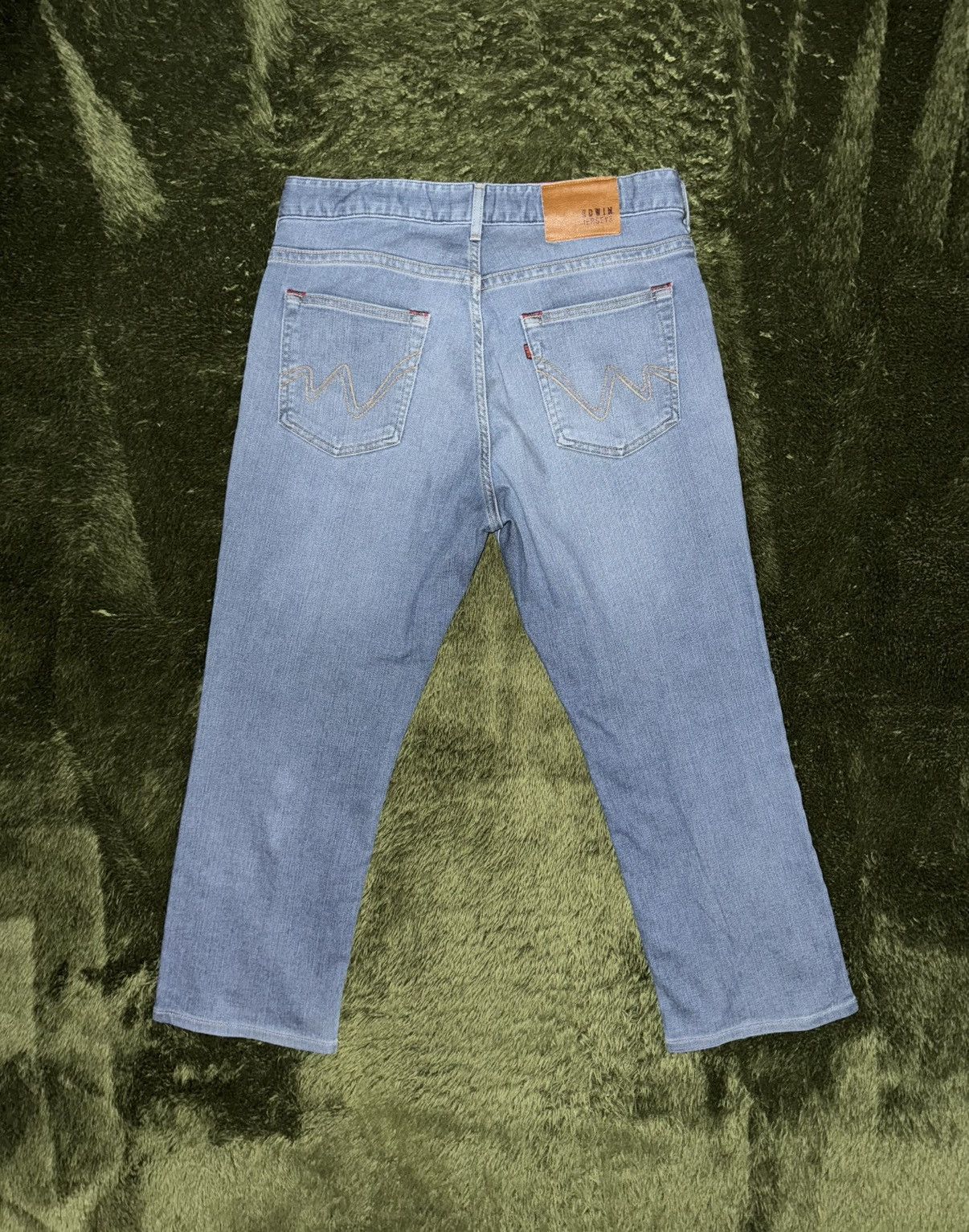 Edwin [XL] EDWIN Jersey Vintage-Washed Pants – Indigo Size US 36 / EU 52 - 8 Thumbnail