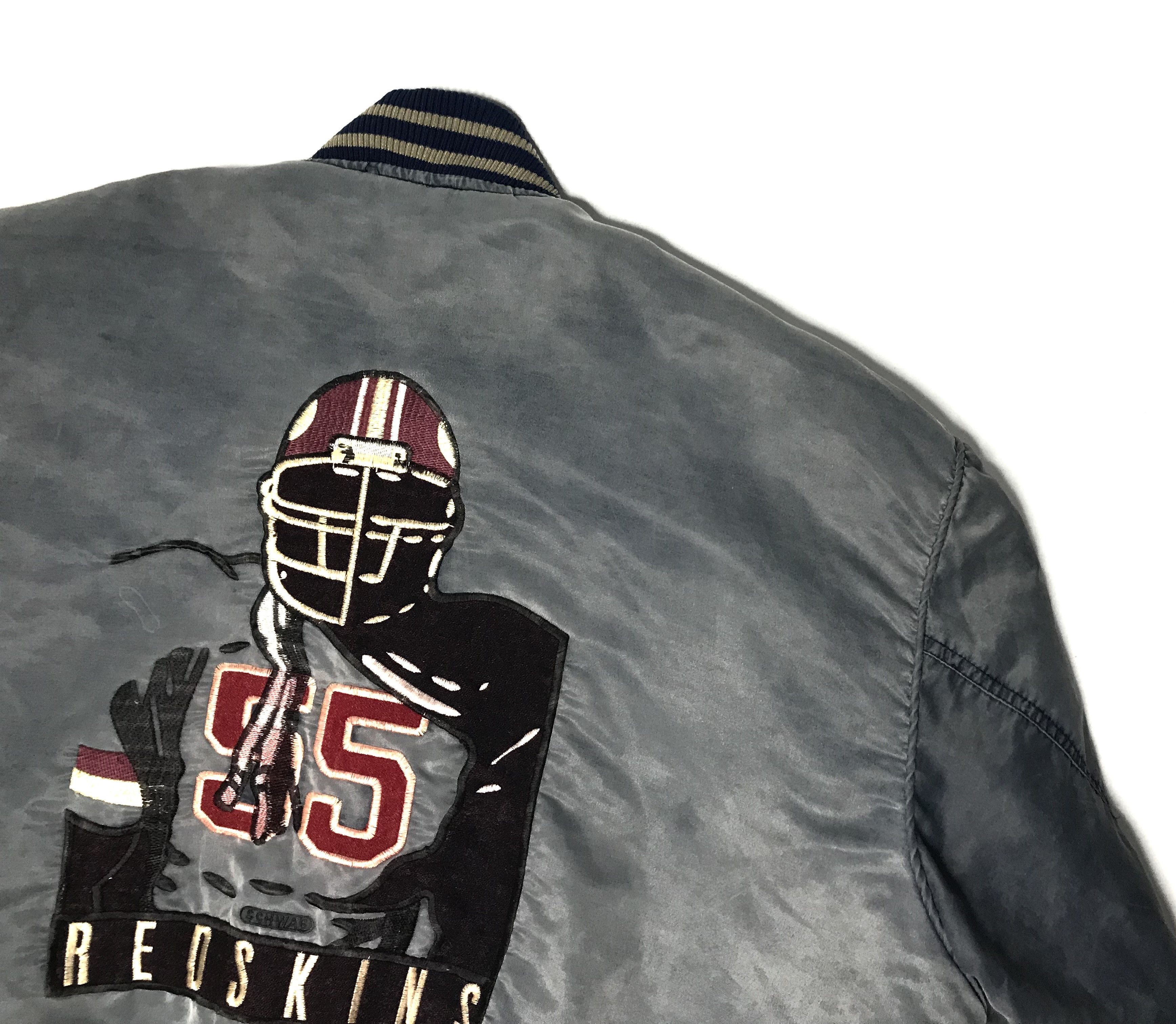NFL Washington Redskins Vintage 90s Satin Varsity Jacket Sz XL Size US XL / EU 56 / 4 - 9 Thumbnail