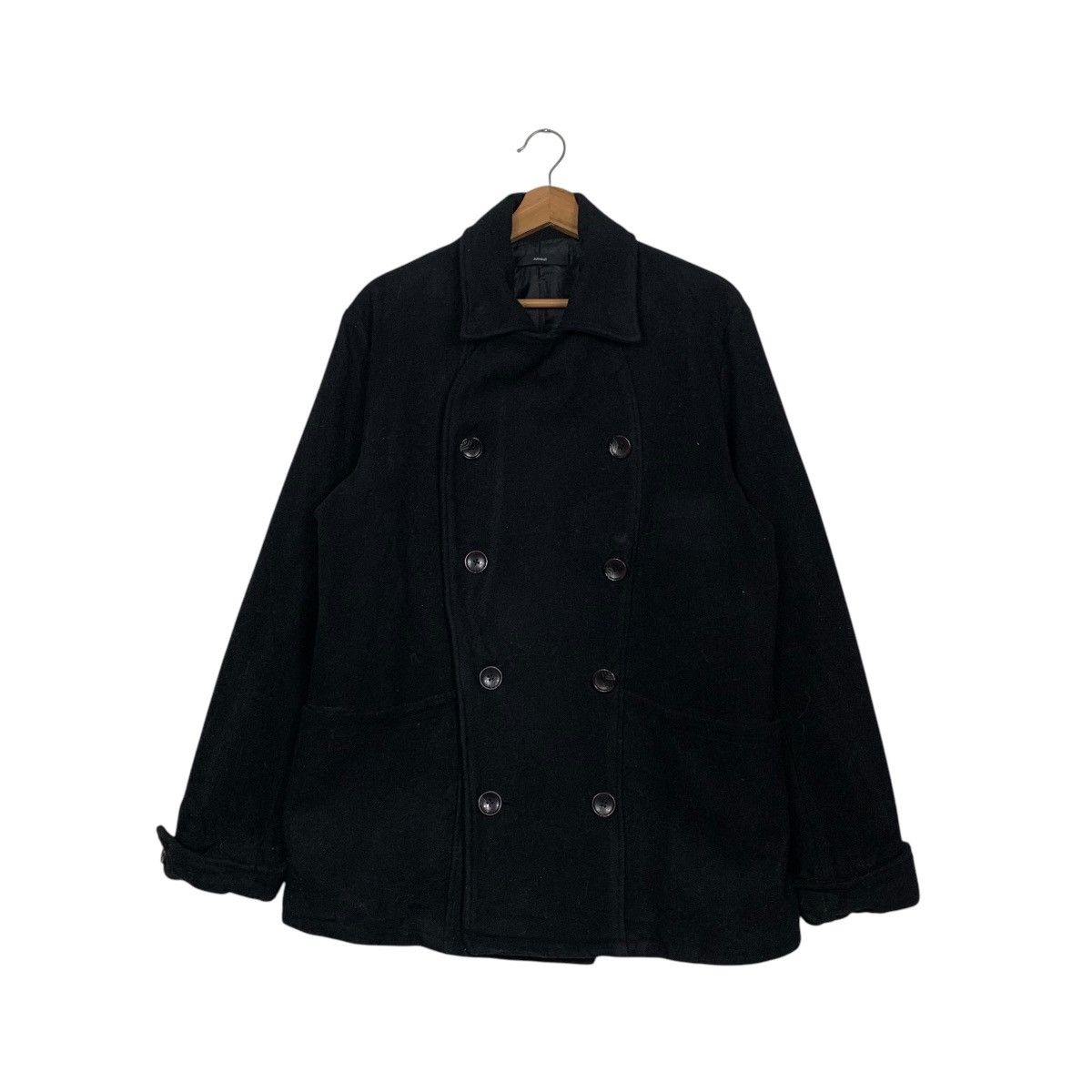 Johnbull JOHNBULL Double Breasted Wool Blend Coat Jacket #2751-C124 Size US L / EU 52-54 / 3 - 1 Thumbnail
