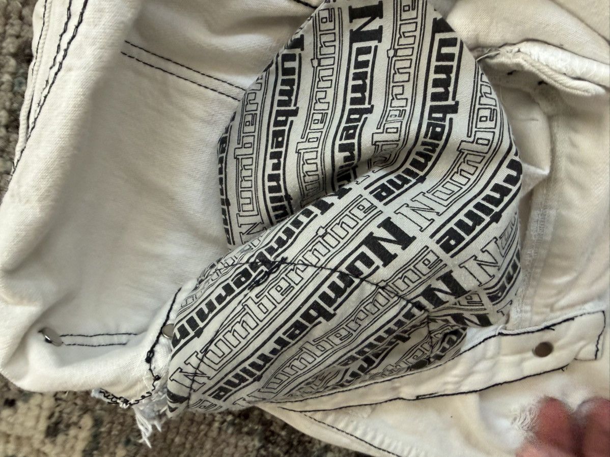 Number (N)ine Ss03 Number (N)ine patchwork poem jeans Size US 30 / EU 46 - 11 Thumbnail