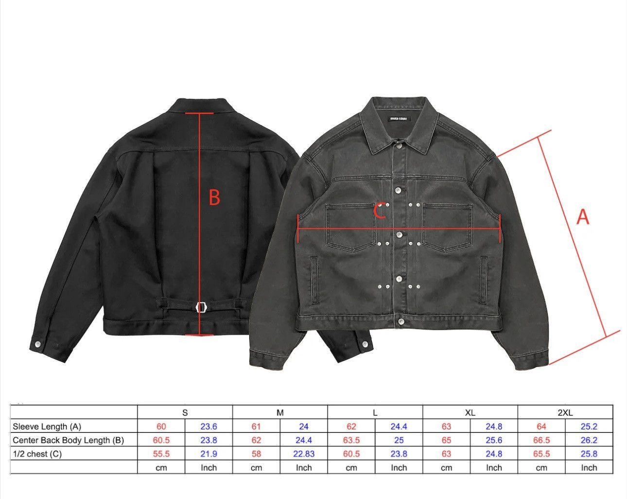 Haven Court Haven Court GRAPHITE TYPE II JACKET Size US XL / EU 56 / 4 - 4 Thumbnail