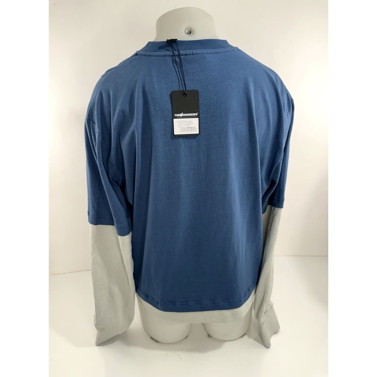 The Hundreds The Hundreds Thermal Lined Layered Shirt XL Blue ALL POWER Men Size US XL / EU 56 / 4 - 3 Thumbnail