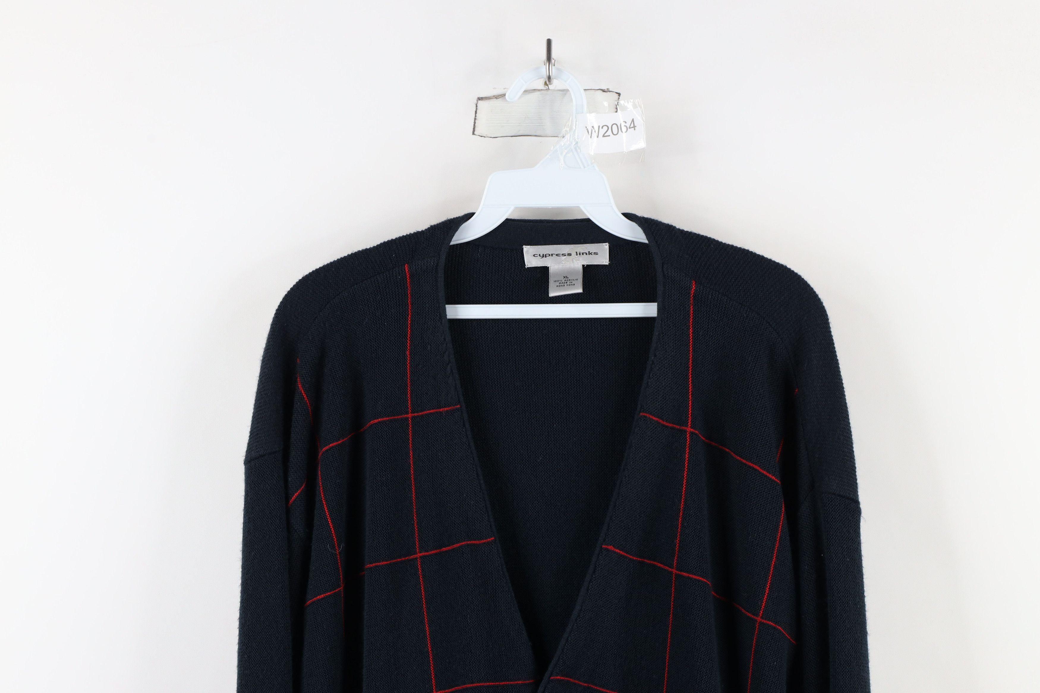 Vintage Vintage 90s Streetwear Knit Button Cardigan Sweater Size US XL / EU 56 / 4 - 2 Thumbnail