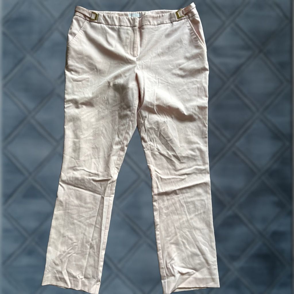 Avenue New York & Company Women Stretch Pants Size 14 Pink Dress Pants Trousers Size 36" / US 14 / IT 50 - 1 Thumbnail
