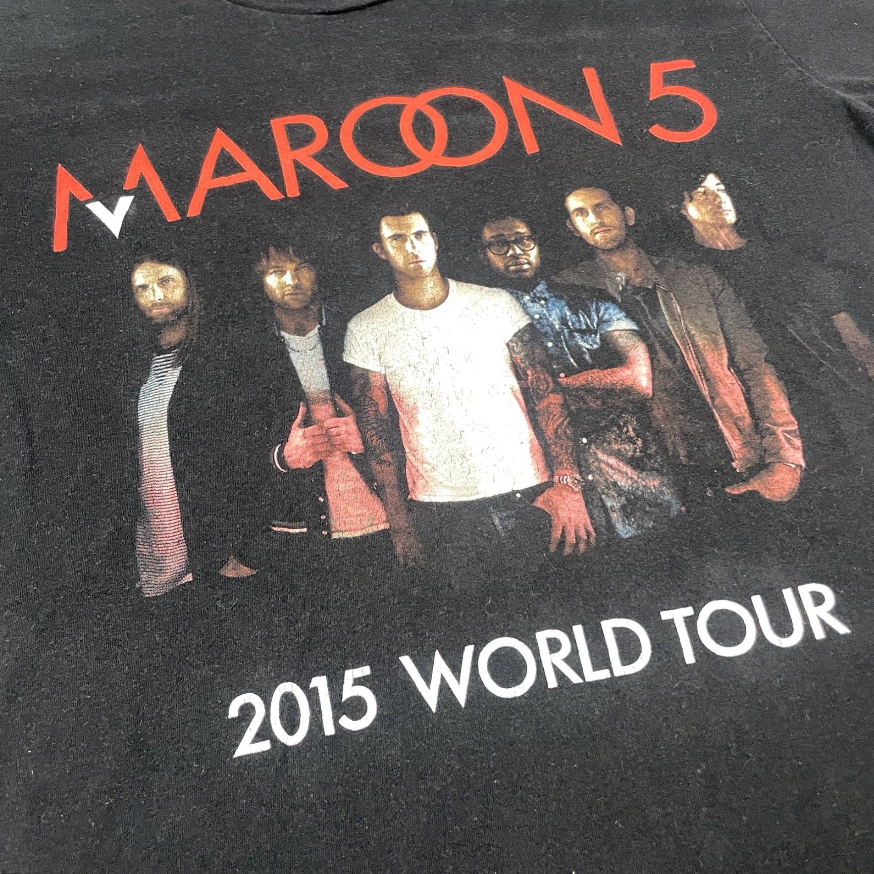 Vintage Maroon 5 Concert Tshirt Adult Small Black Short Men’s Music Band Tee Size US S / EU 44-46 / 1 - 3 Thumbnail