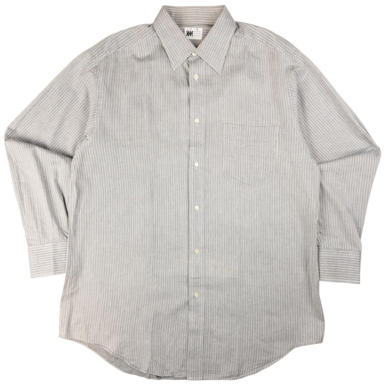 Issey Miyake Vintage Issey Miyake Striped Long Sleeve Button Shirt Size L Size US L / EU 52-54 / 3 - 1 Thumbnail