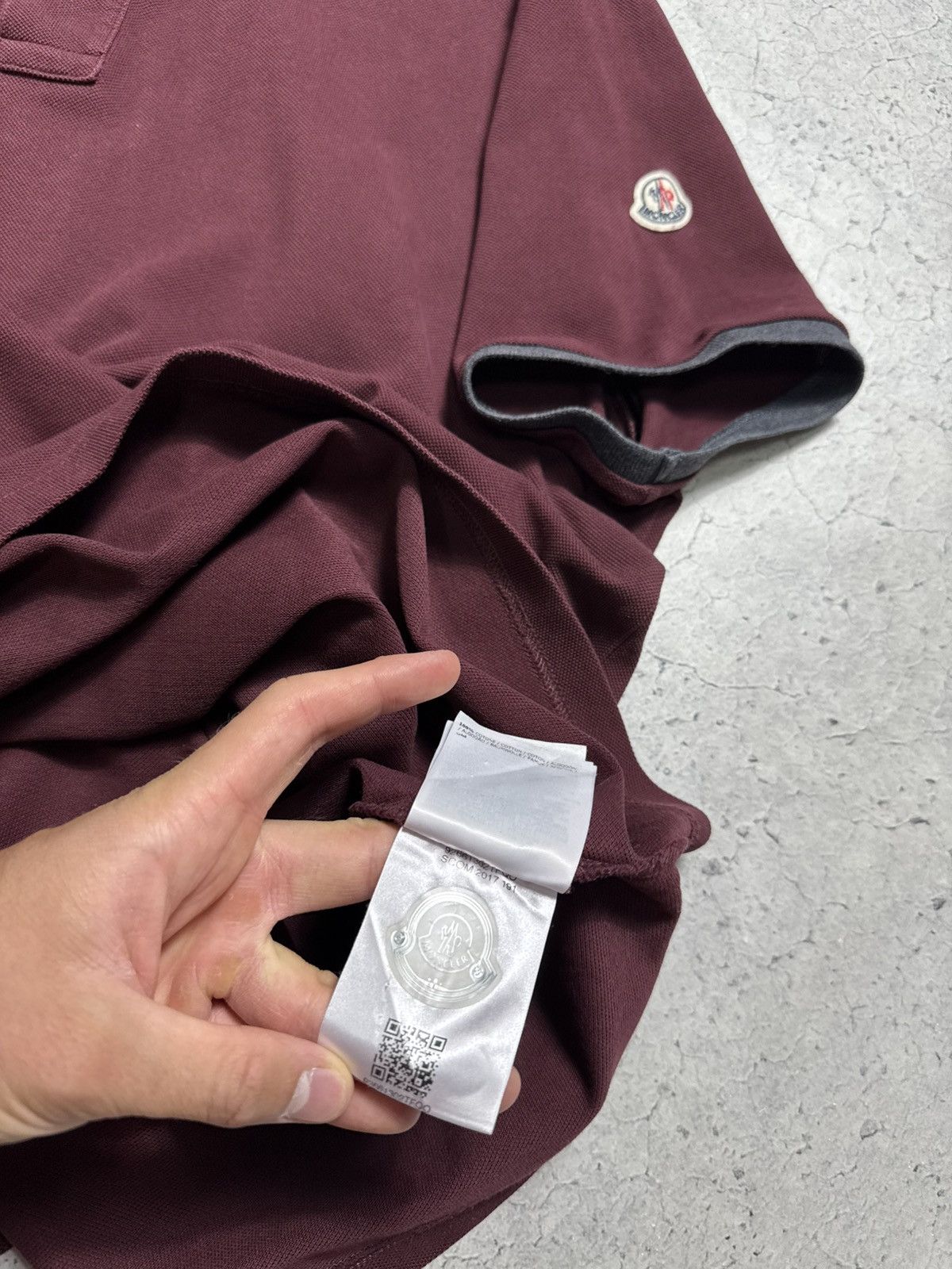 Moncler Moncler Maglia Polo Shirt Manica Corta Vintage Luxury Size US XL / EU 56 / 4 - 9 Thumbnail