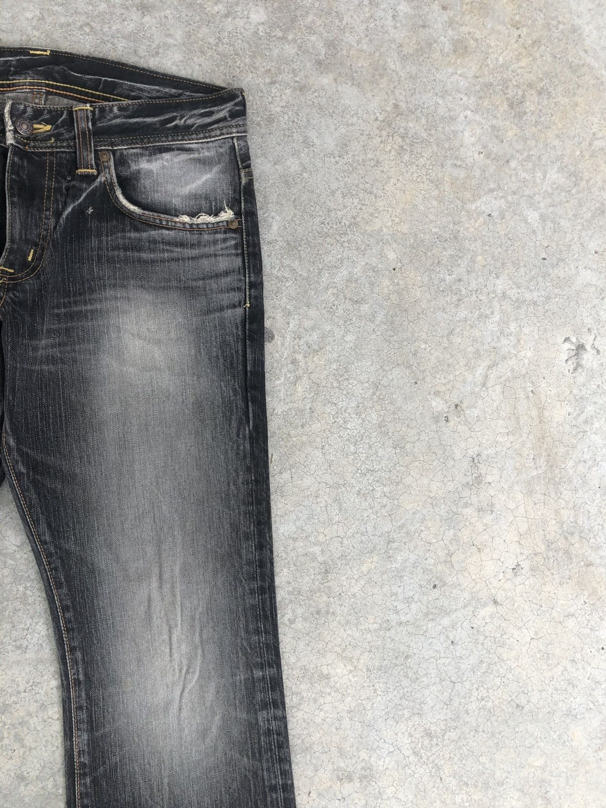 If Six Was Nine Japanese Edwin Flared Jeans Distressed Jeans Size US 30 / EU 46 - 5 Thumbnail