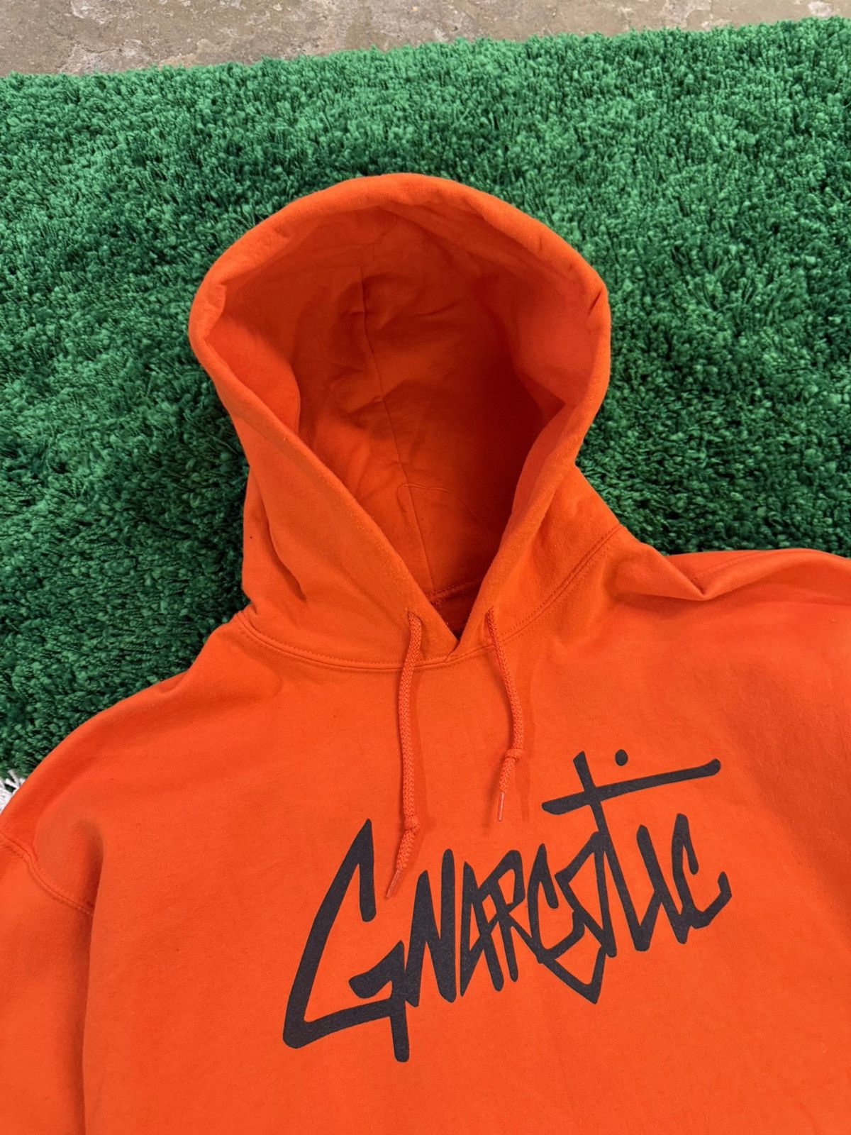Gnarcotic Gnarcotic Cursive Script Logo Hoodie Orange Sz. Large Gnar Size US L / EU 52-54 / 3 - 3 Thumbnail