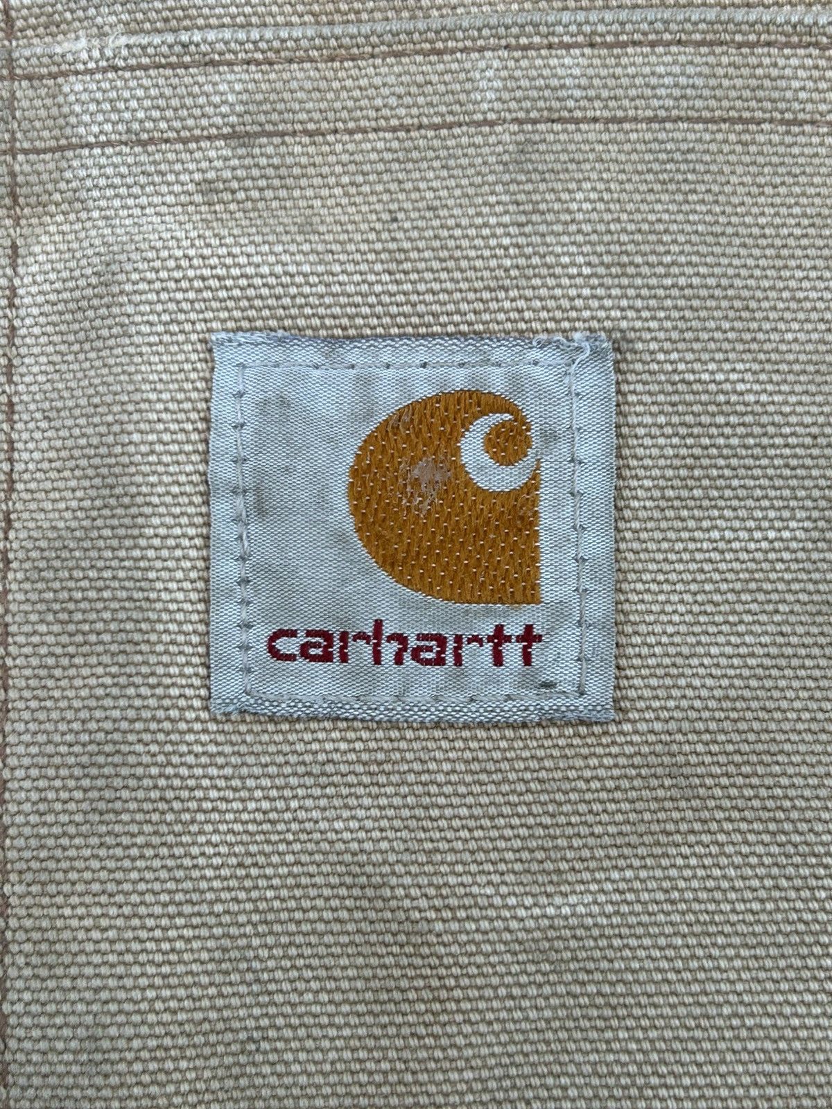 Carhartt Carhartt work jacket tall faded distressed USA made Size US L / EU 52-54 / 3 - 6 Thumbnail
