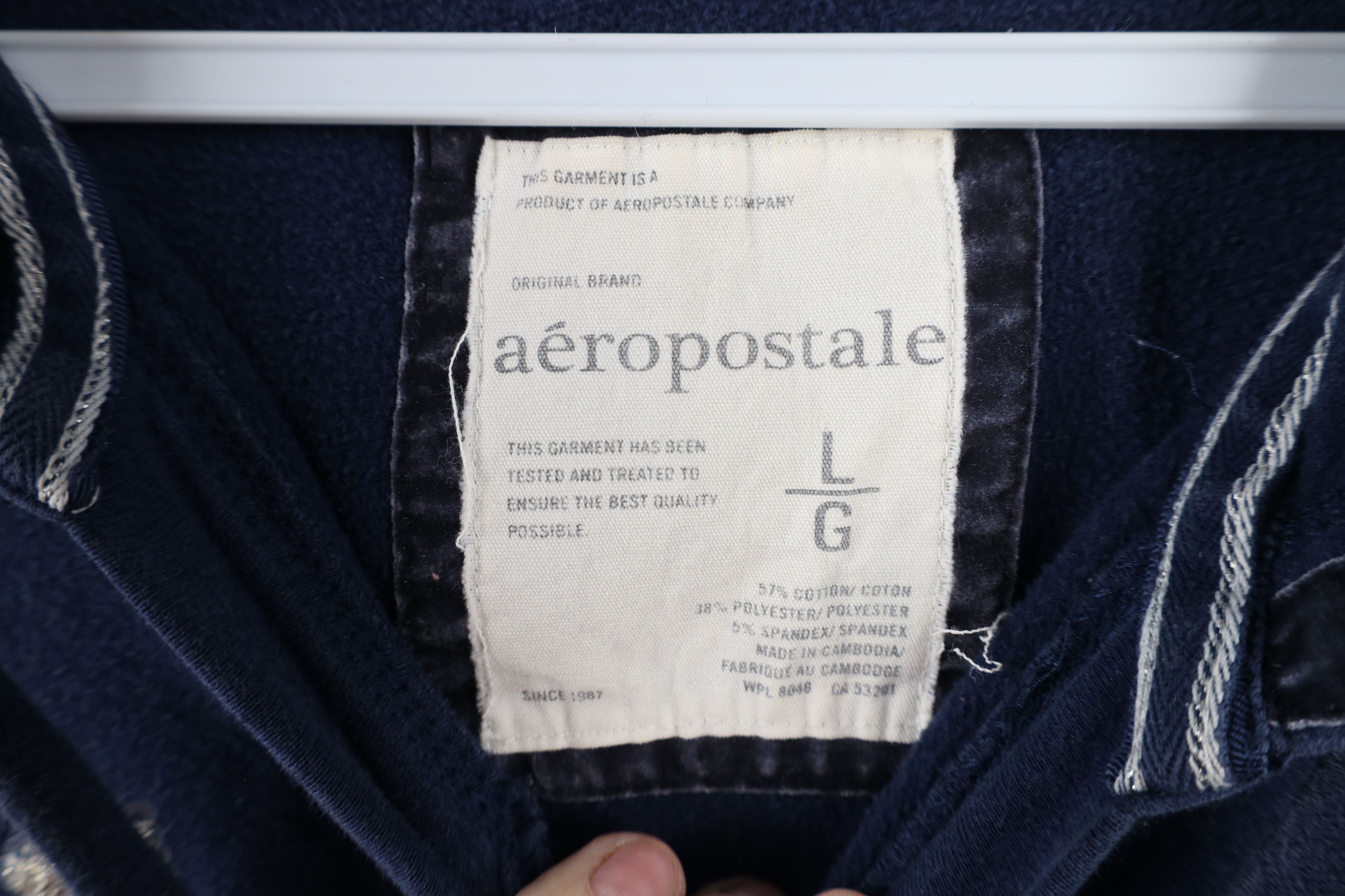 Aeropostale × Vintage Vintage Y2K Babydoll Aeropostale Sequin Hoodie Sweatshirt Size L / US 10 / IT 46 - 9 Thumbnail