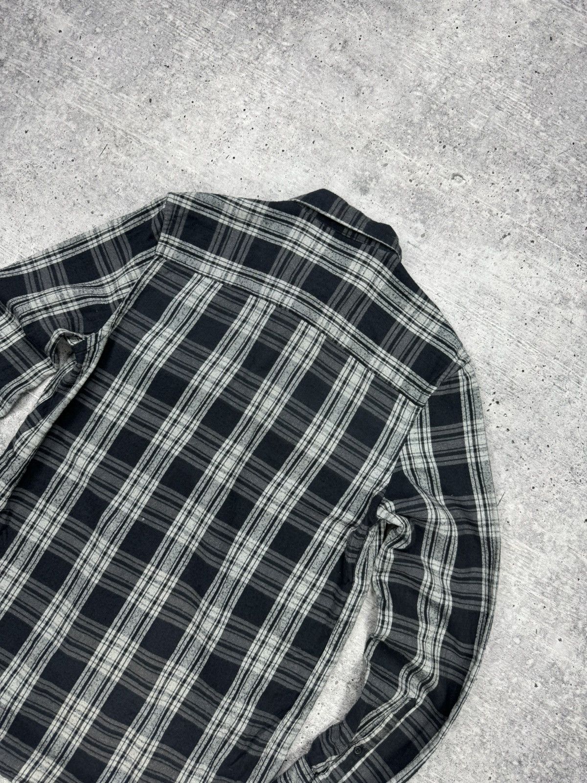 Flannel Vintage Y2K Plaid Flannel Checkered Shirt Travis Scott Style Size US S / EU 44-46 / 1 - 18 Thumbnail