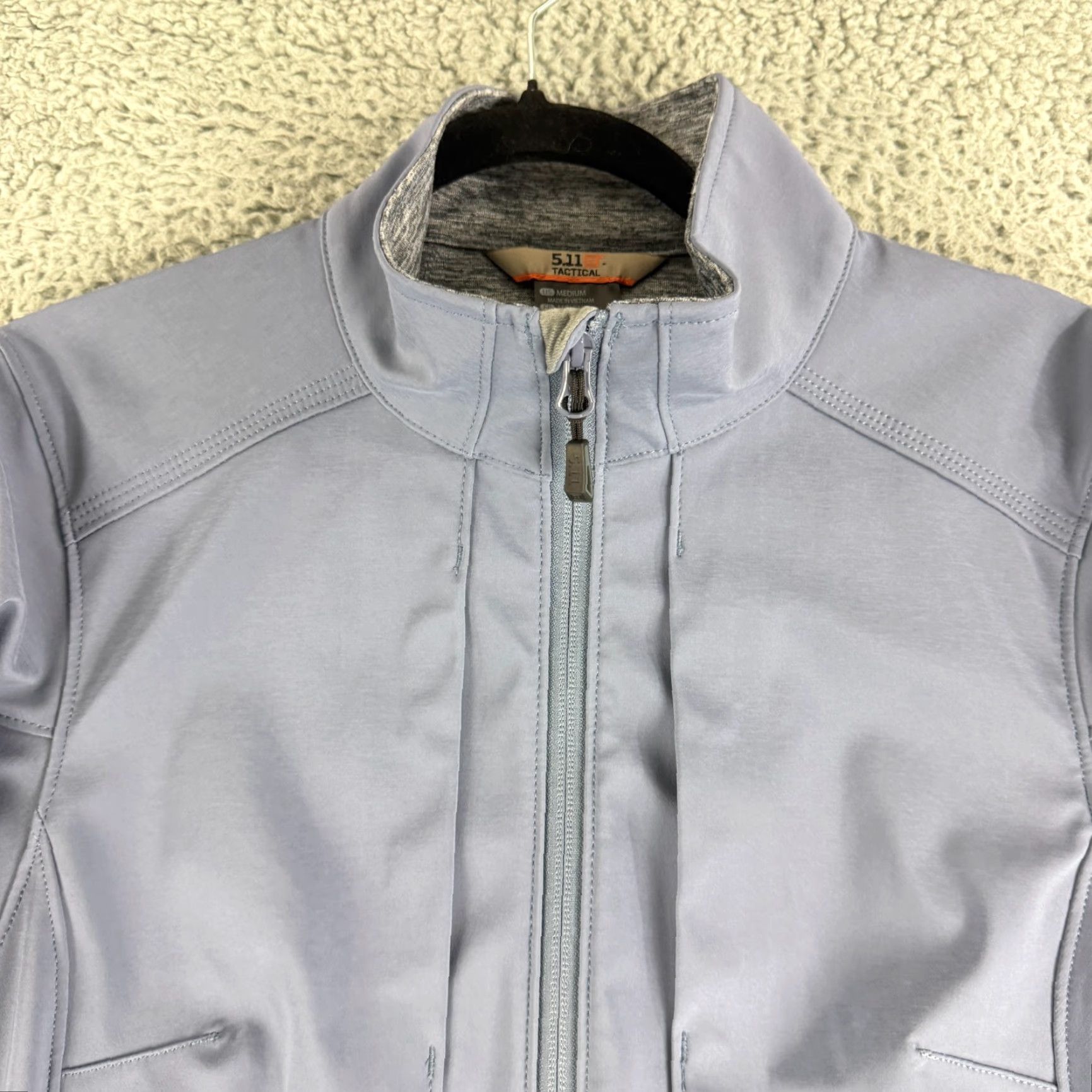 Vintage 5.11 Tactical Atlas Jacket Womens Medium Blue Full Zip Long Sleeve Softshell Jacket Size M / US 6-8 / IT 42-44 - 3 Thumbnail