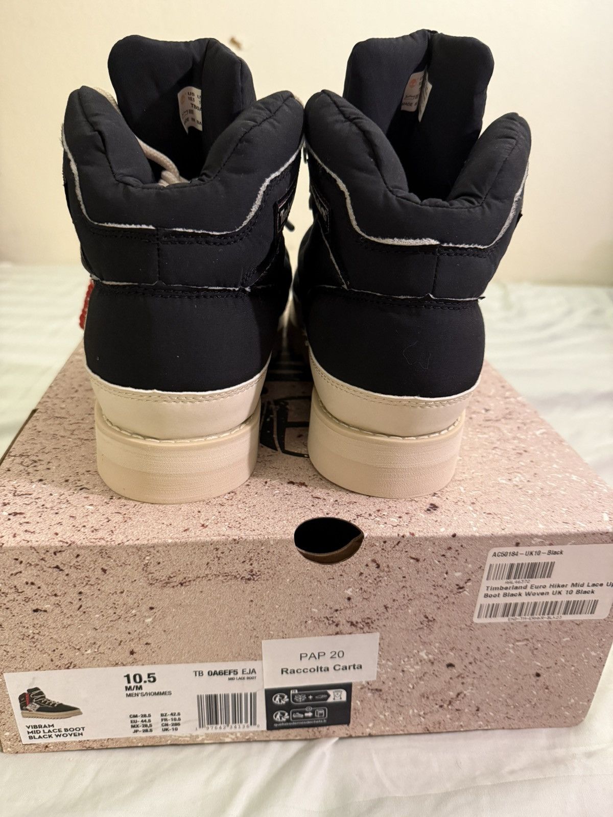 Timberland Timberland x END. Euro Hiker Boot Woven Black 10.5 Size US 10.5 / EU 43-44 - 3 Thumbnail