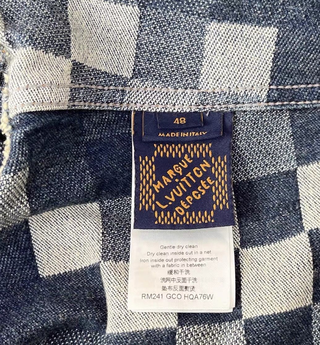 Louis Vuitton Louis Vuitton X Pharrell 48 Damoflage Damier Denim Jacket Size US M / EU 48-50 / 2 - 6 Thumbnail