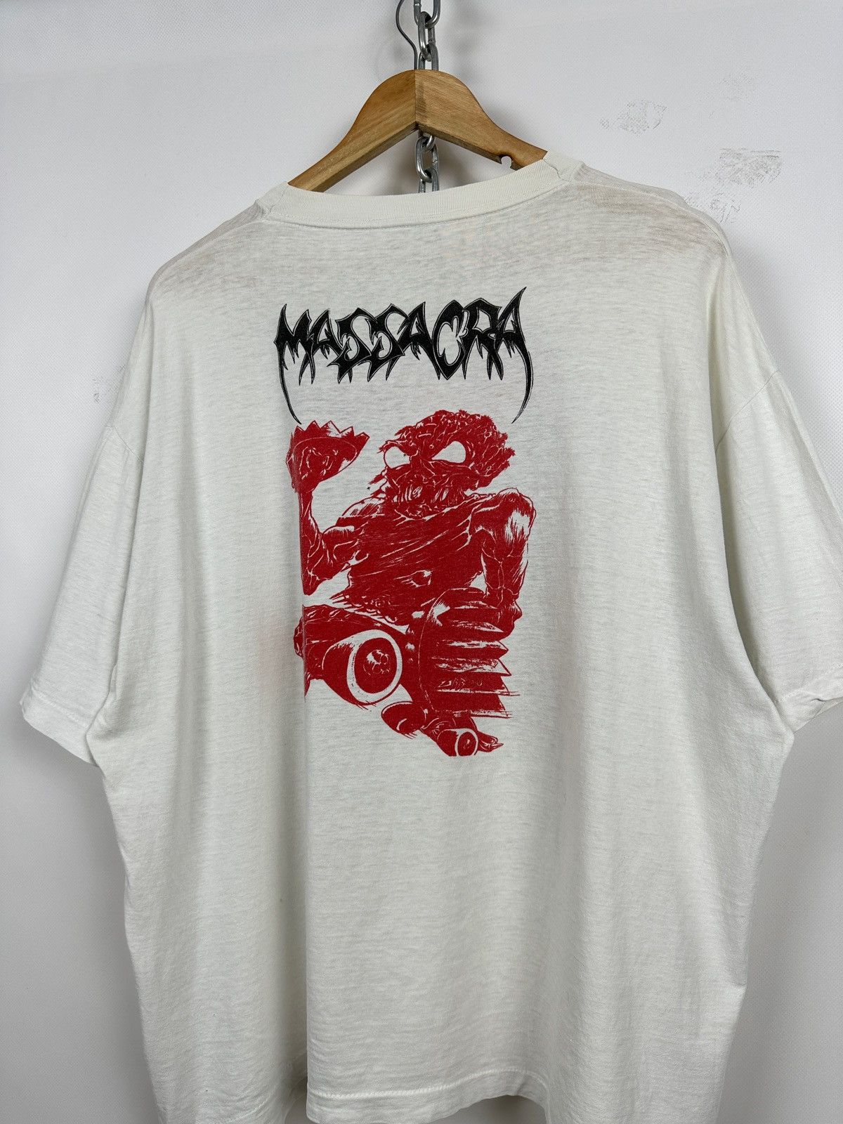 Band Tees Vintage Massacra Nearer From Death Metal Band T-Shirt Size US XXL / EU 58 / 5 - 11 Thumbnail