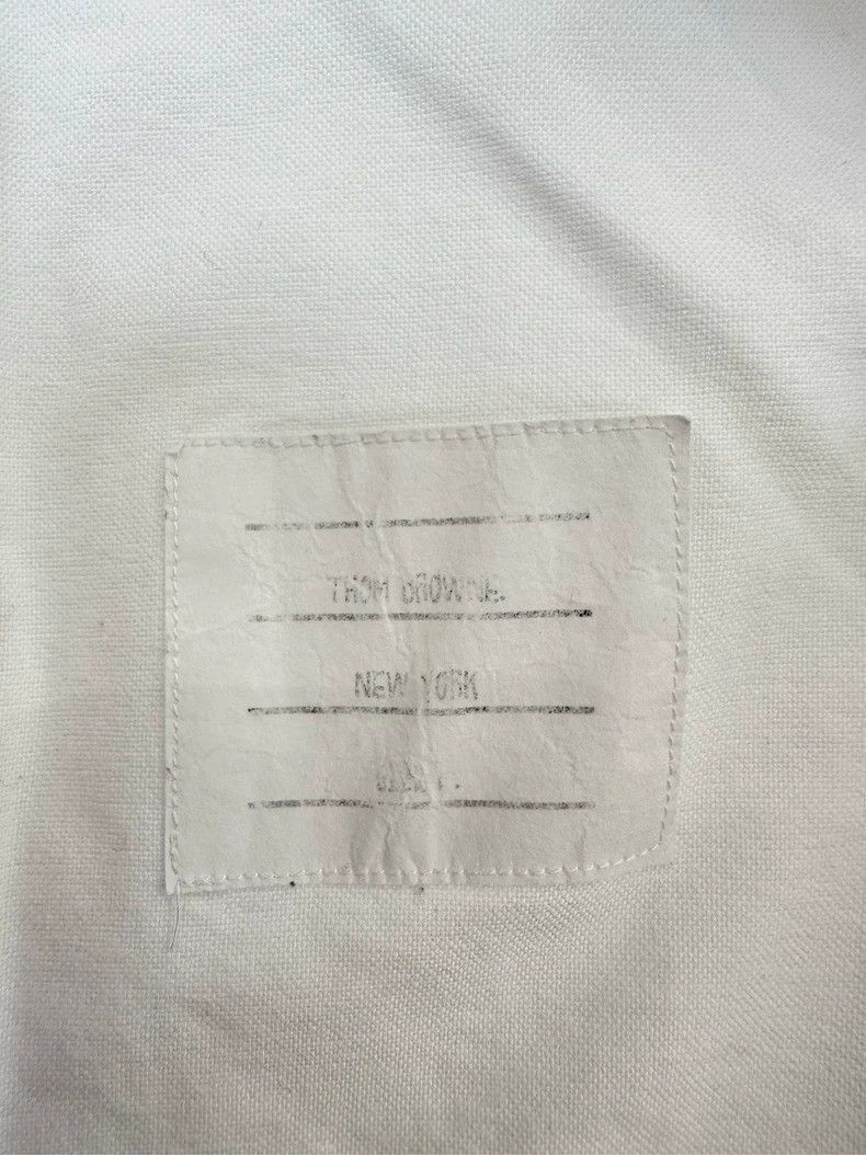 Thom Browne Thom Browne Dog embroidered long-sleeved shirt Size US S / EU 44-46 / 1 - 3 Thumbnail