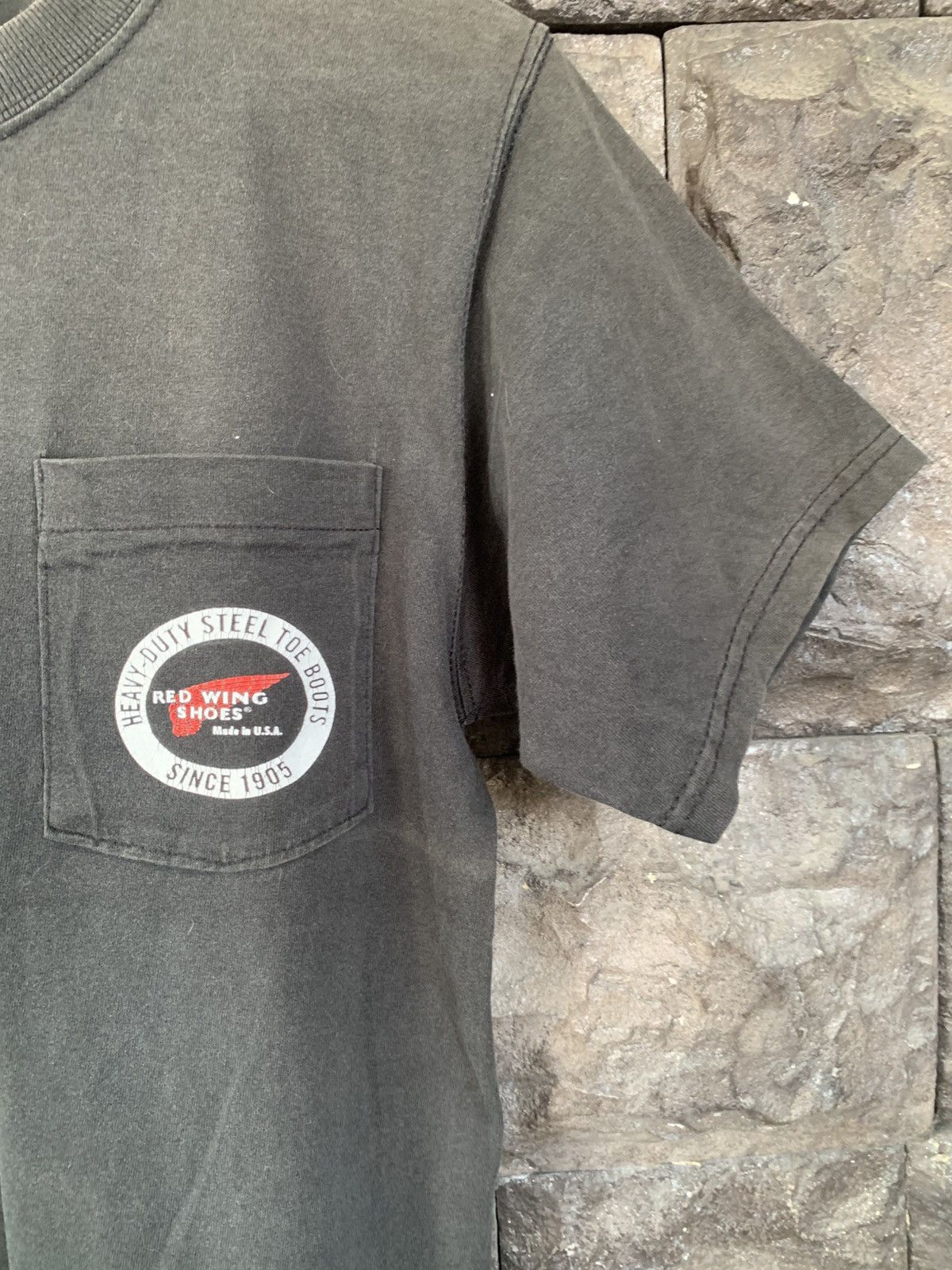 Red Wing Vintage Red Wings Shoes Heavy Duty Steel Toe Boots T shirt Size US S / EU 44-46 / 1 - 5 Thumbnail