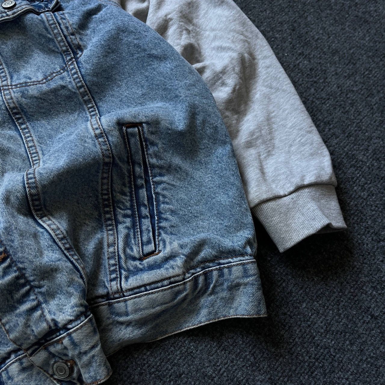Primark Vtg Western Denim Jacket With Hood Size XL Primark 00s USA Size US XL / EU 56 / 4 - 9 Thumbnail