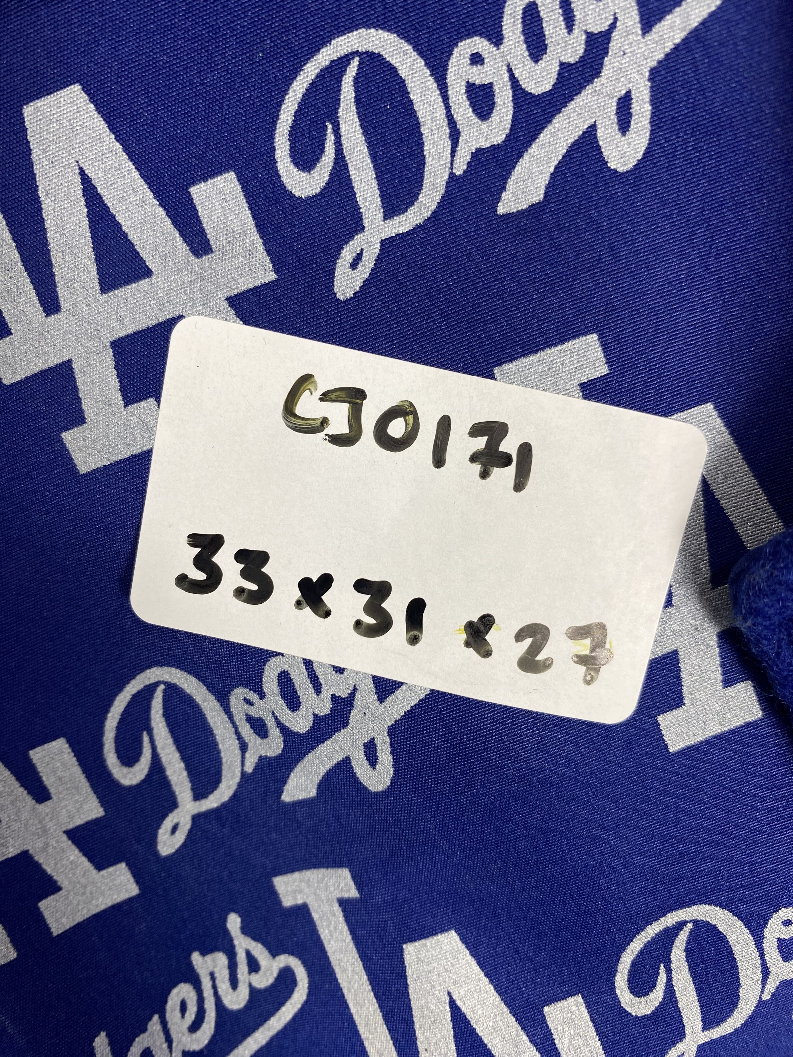 MLB × Vintage Vintage Los Angeles Dodgers Leather Sleeve Varsity Size US XXL / EU 58 / 5 - 8 Thumbnail