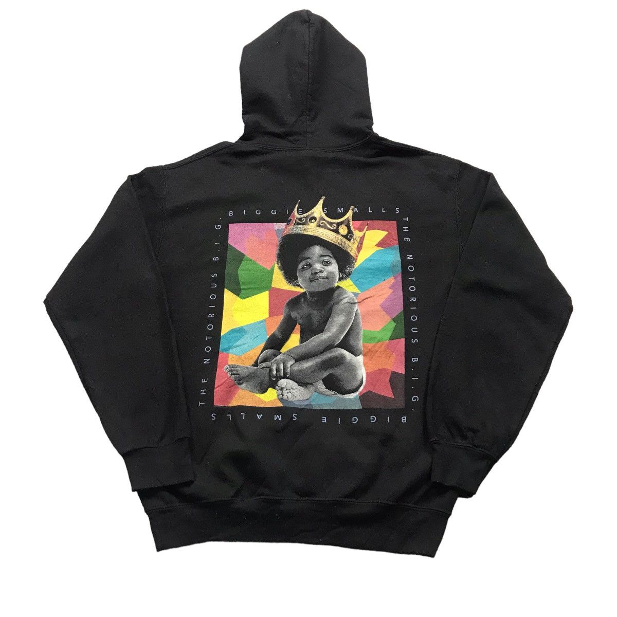 image of Notorious Big Gie Small Hoodies Sweatshirt in Black, Men's