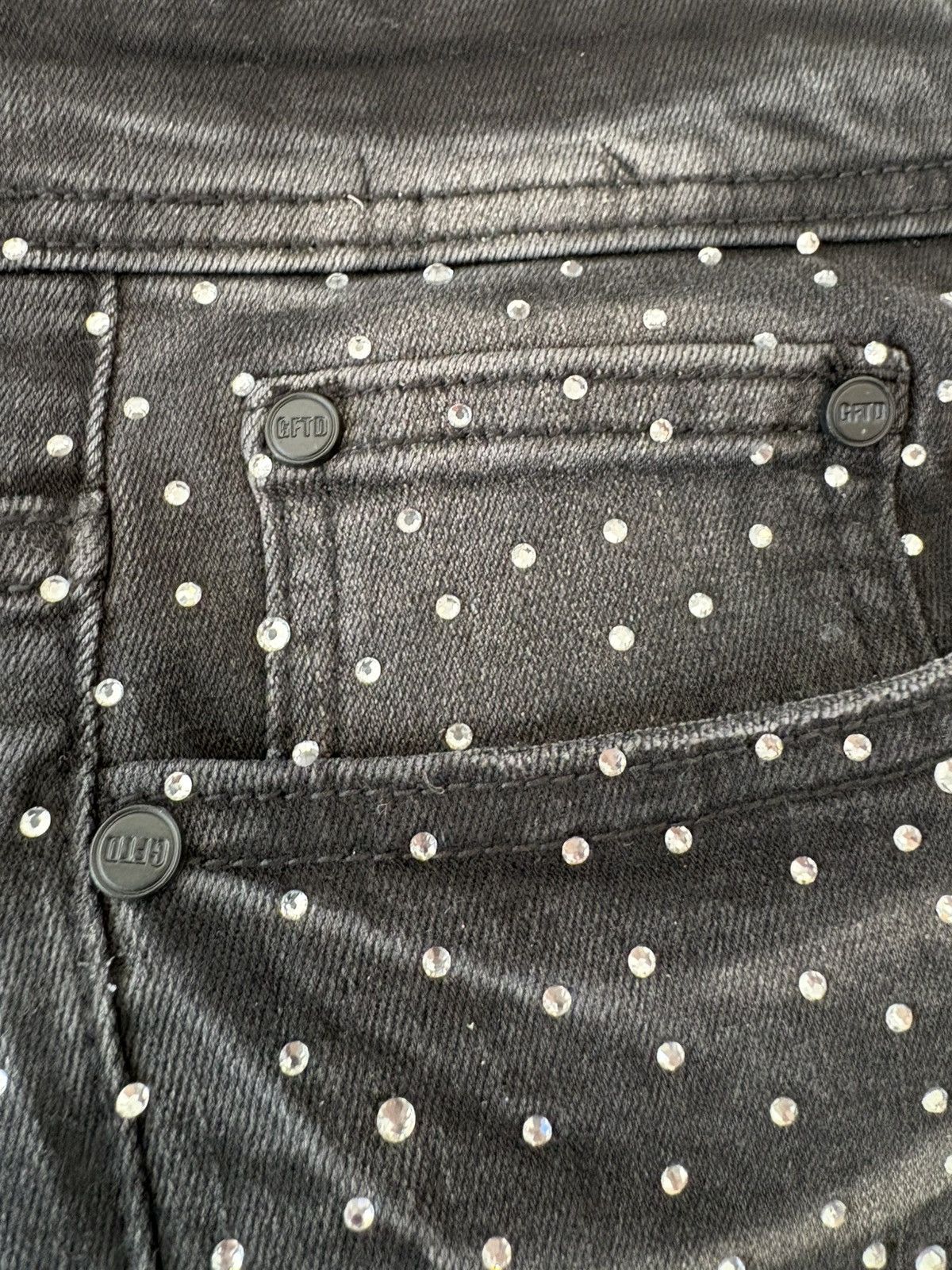 Other GFTD LA Men’s Ami BLK Wash Skinny Denim Jeans Size 36 NWT Size US 36 / EU 52 - 12 Thumbnail