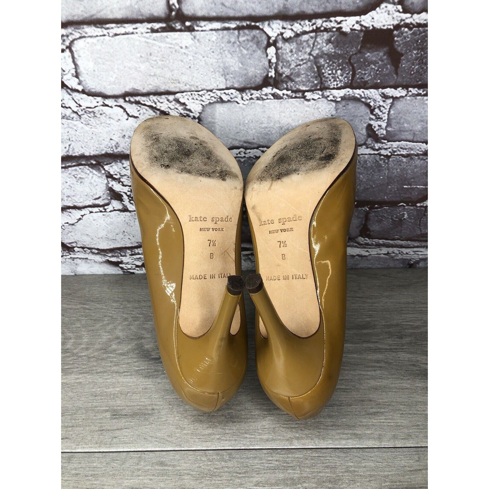 Kate Spade Kate Spade Camel Patent Leather Pump Dress High Heels Women’ Size US 7.5 / IT 37.5 - 18 Thumbnail