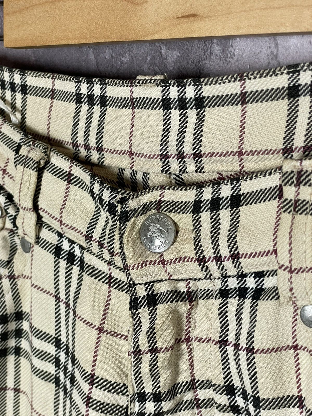 Burberry × Vintage Burberry nova check pants vintage full print Size 28" / US 6 / IT 42 - 9 Thumbnail