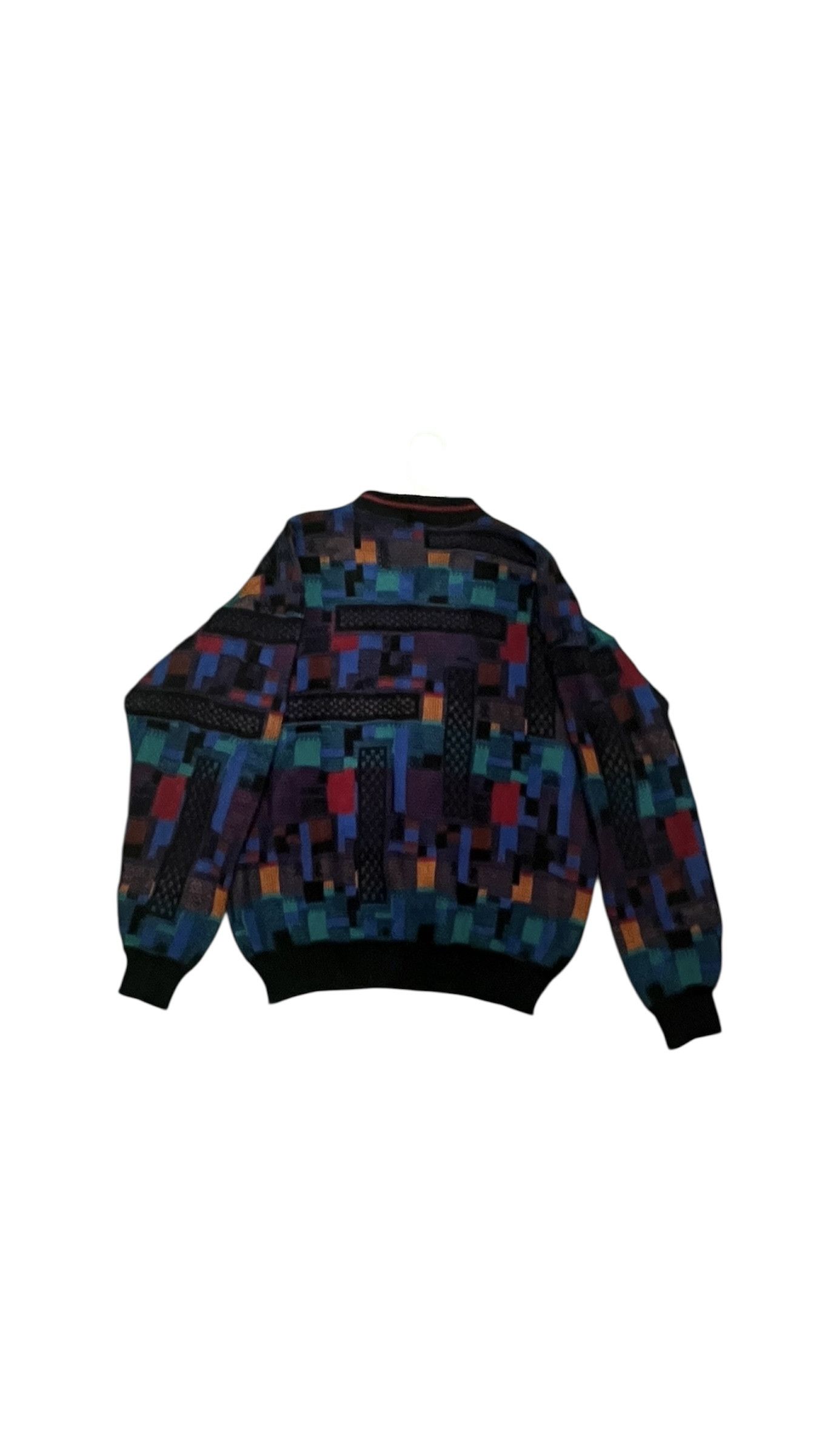 Botany 500 × Vintage Vintage 80s Botany 500 Retro Acrylic Sweater Size US XL / EU 56 / 4 - 2 Thumbnail
